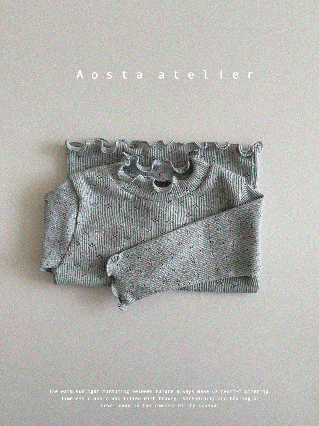 [AOSTA] Spring Camellia_T-shirt_2colors