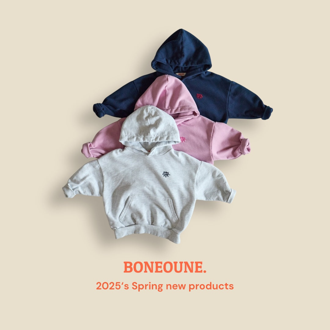 [BONEOUNE] BON Logo Hoodie_3colors