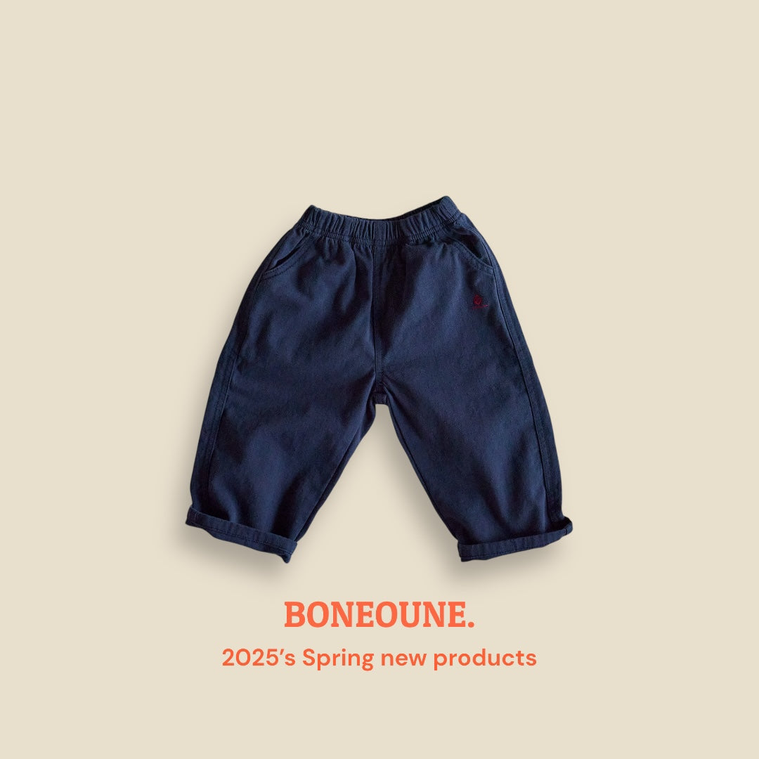 [BONEOUNE] Easy fit Daily Pants_4colors