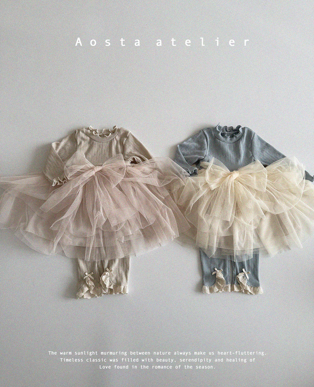 [AOSTA] Spring Camellia_Dress_2colors