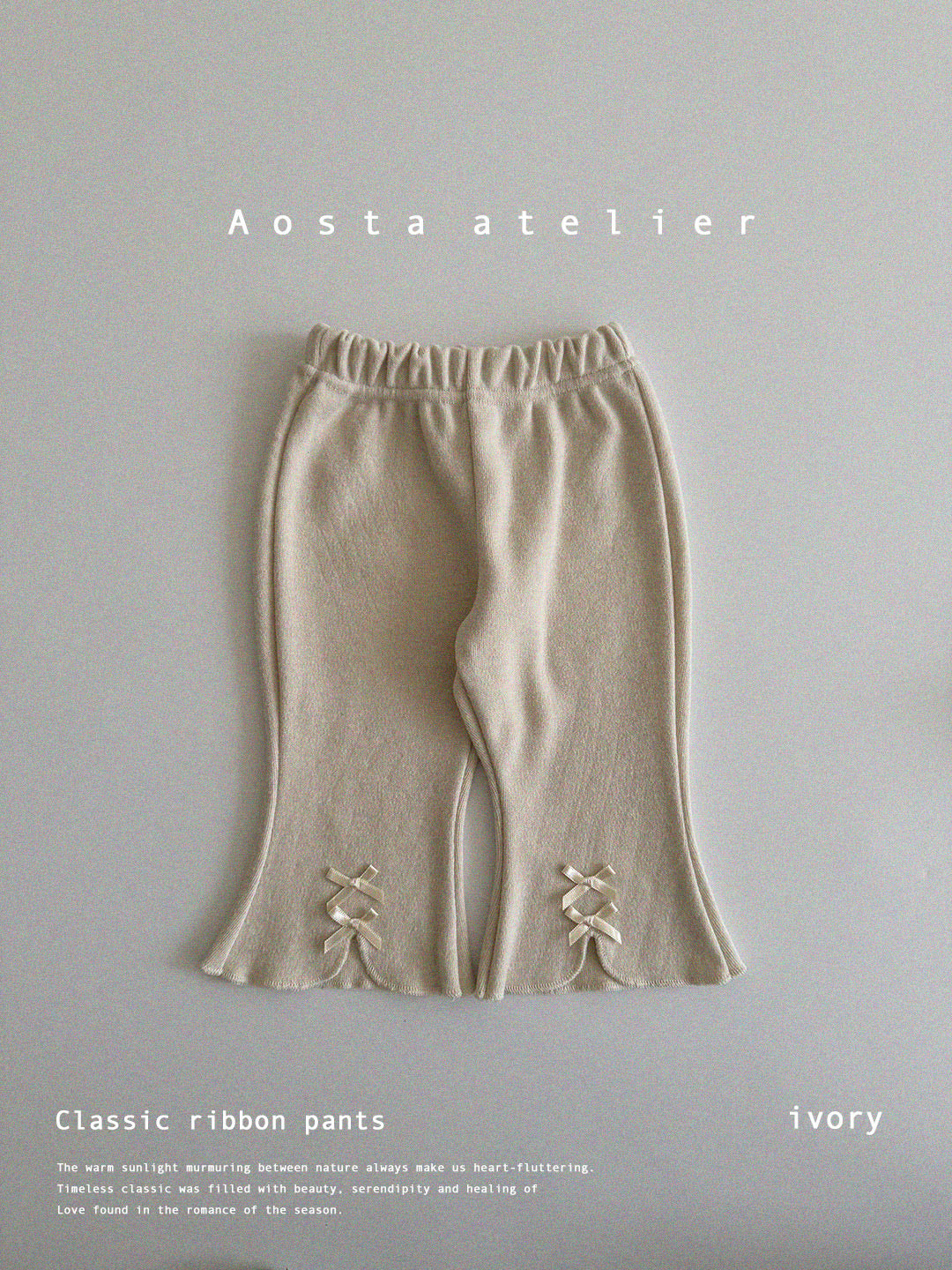 [AOSTA] Classic Ribbon Pants_3colors