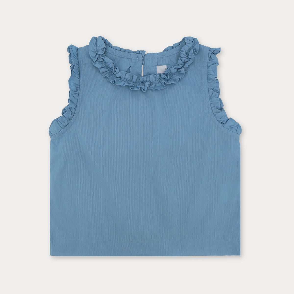 [Soye] Verse frill t-shirt_Blue