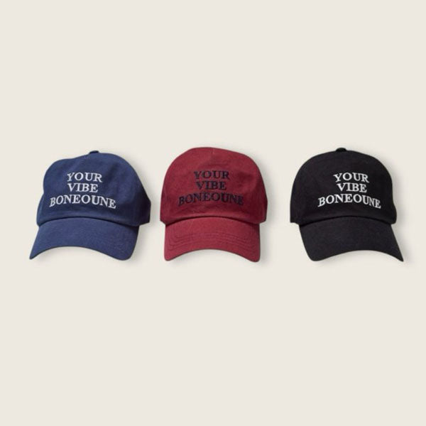 [BONEOUNE] Your Vibe Ball Cap_3Colors