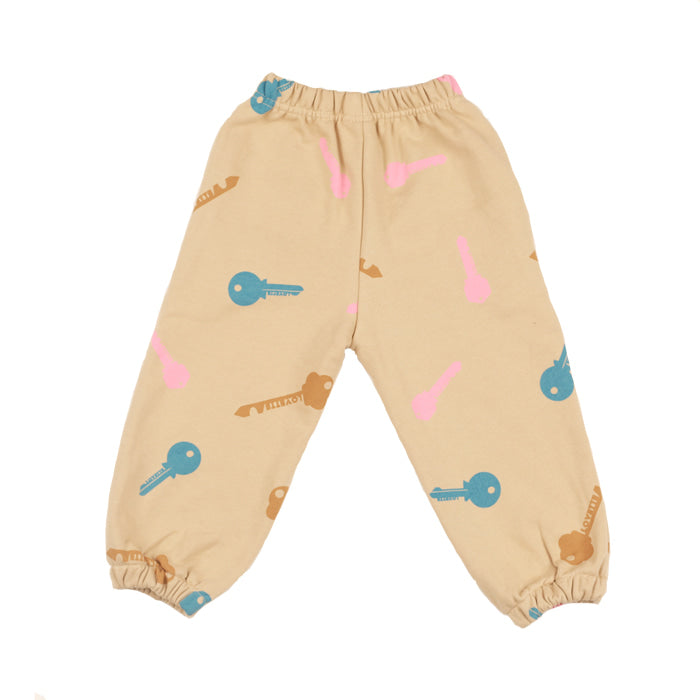 [LOVETTE] Key Printed Sweatpants _L.Beige