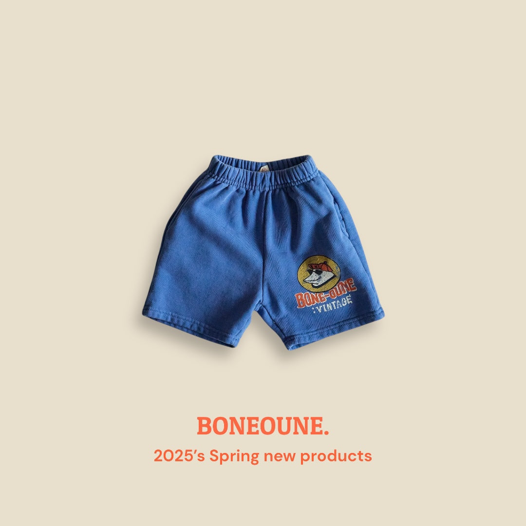 [BONEOUNE] Sunglass Pigment Half Pants_3colors