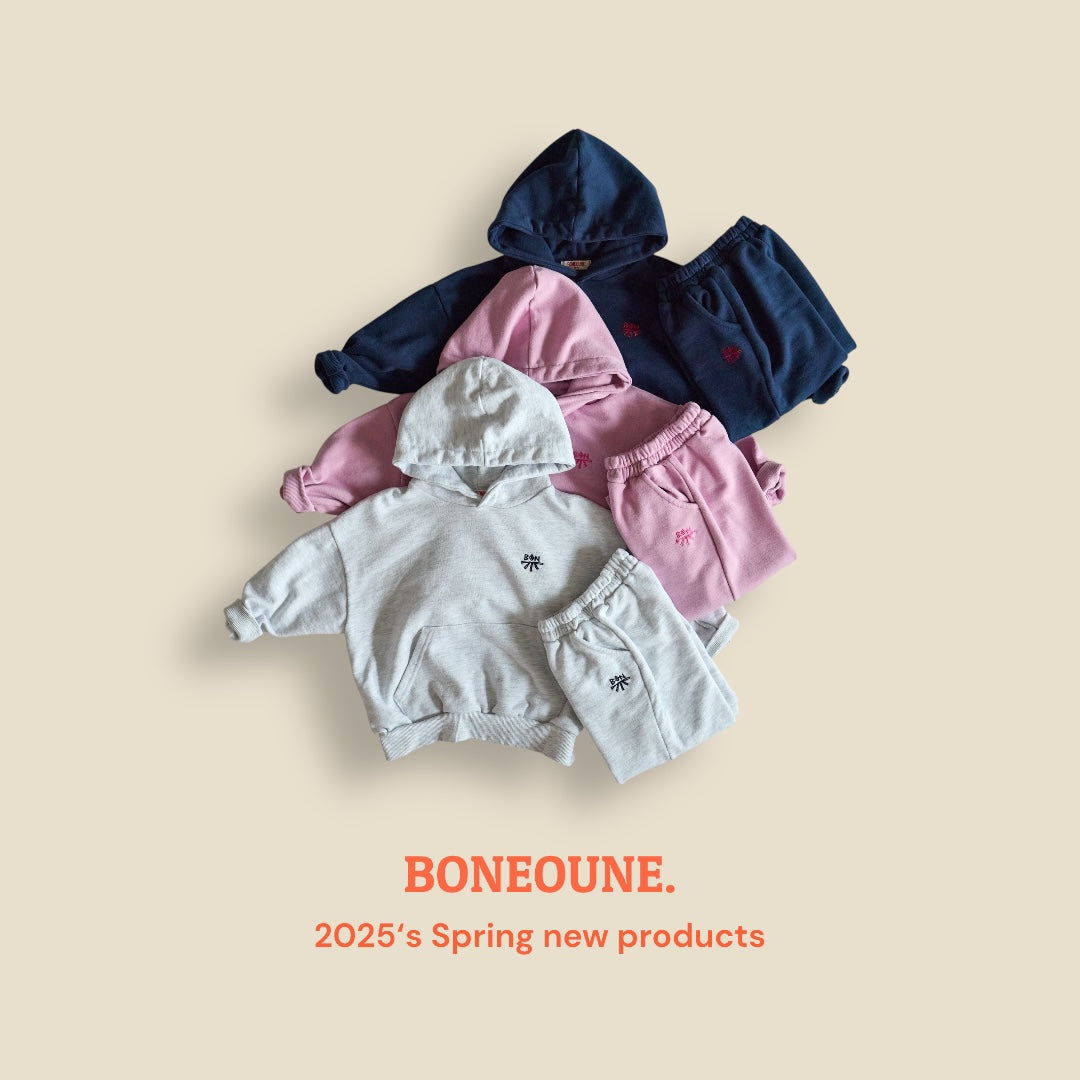 [BONEOUNE] BON Logo Hoodie_3colors