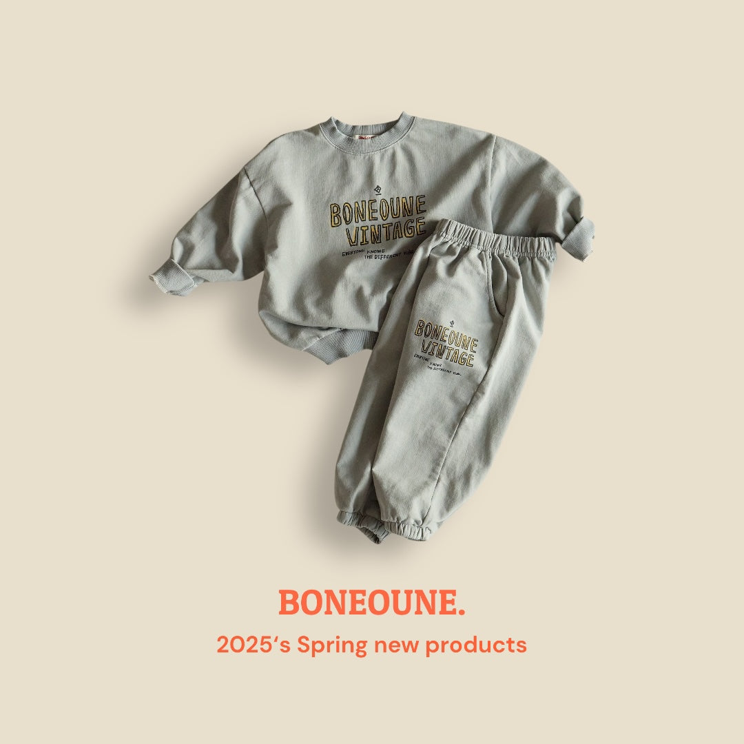 [BONEOUNE] Vintage Pigment Jogger Pants_2colors