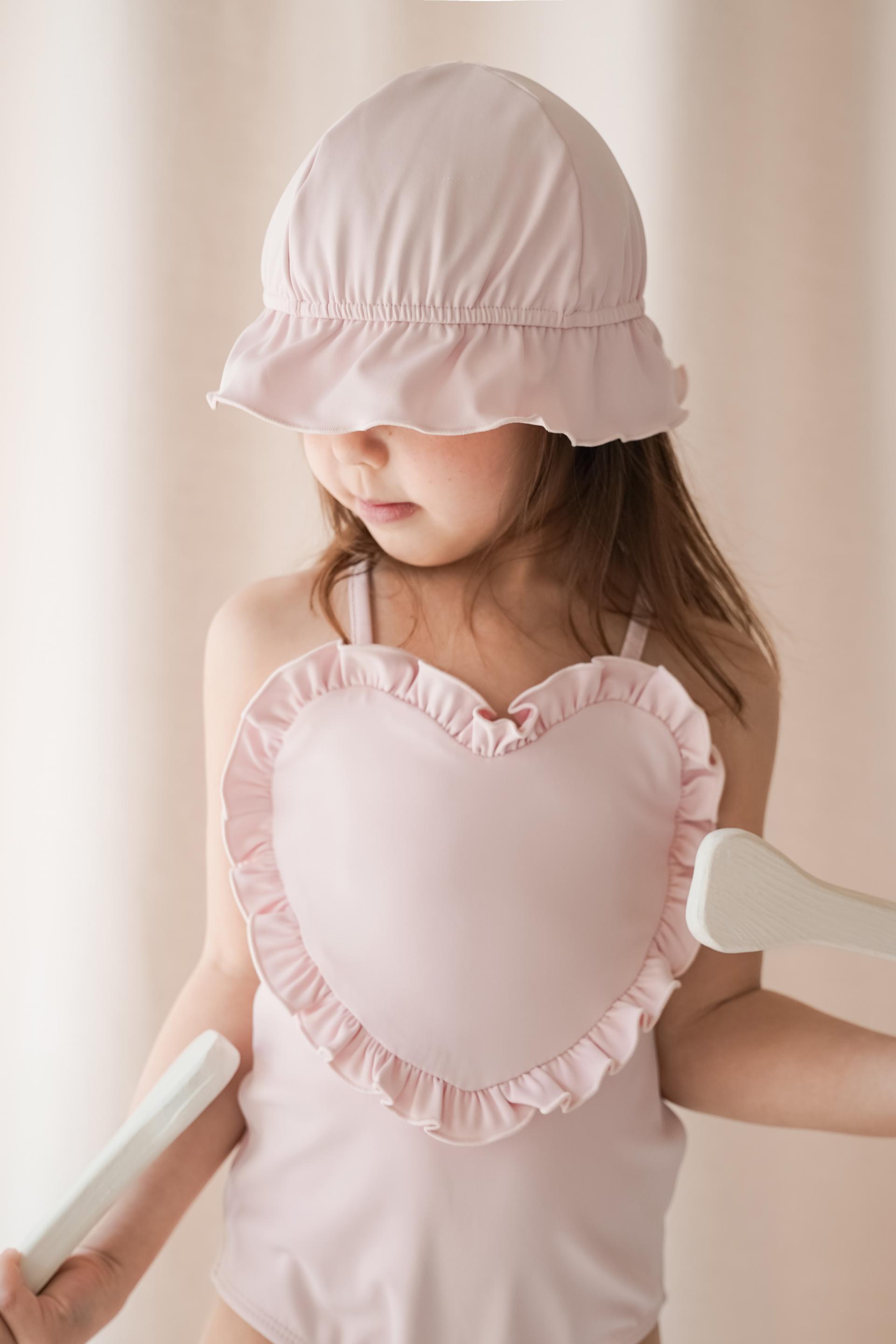 [NERIT] Heart Swimsuit_Milky Pink