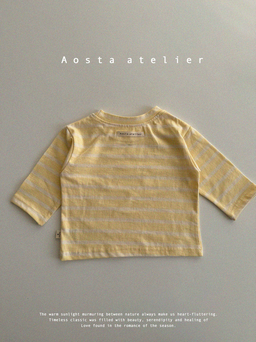 [AOSTA] Spring Signature T-shirt_7colors