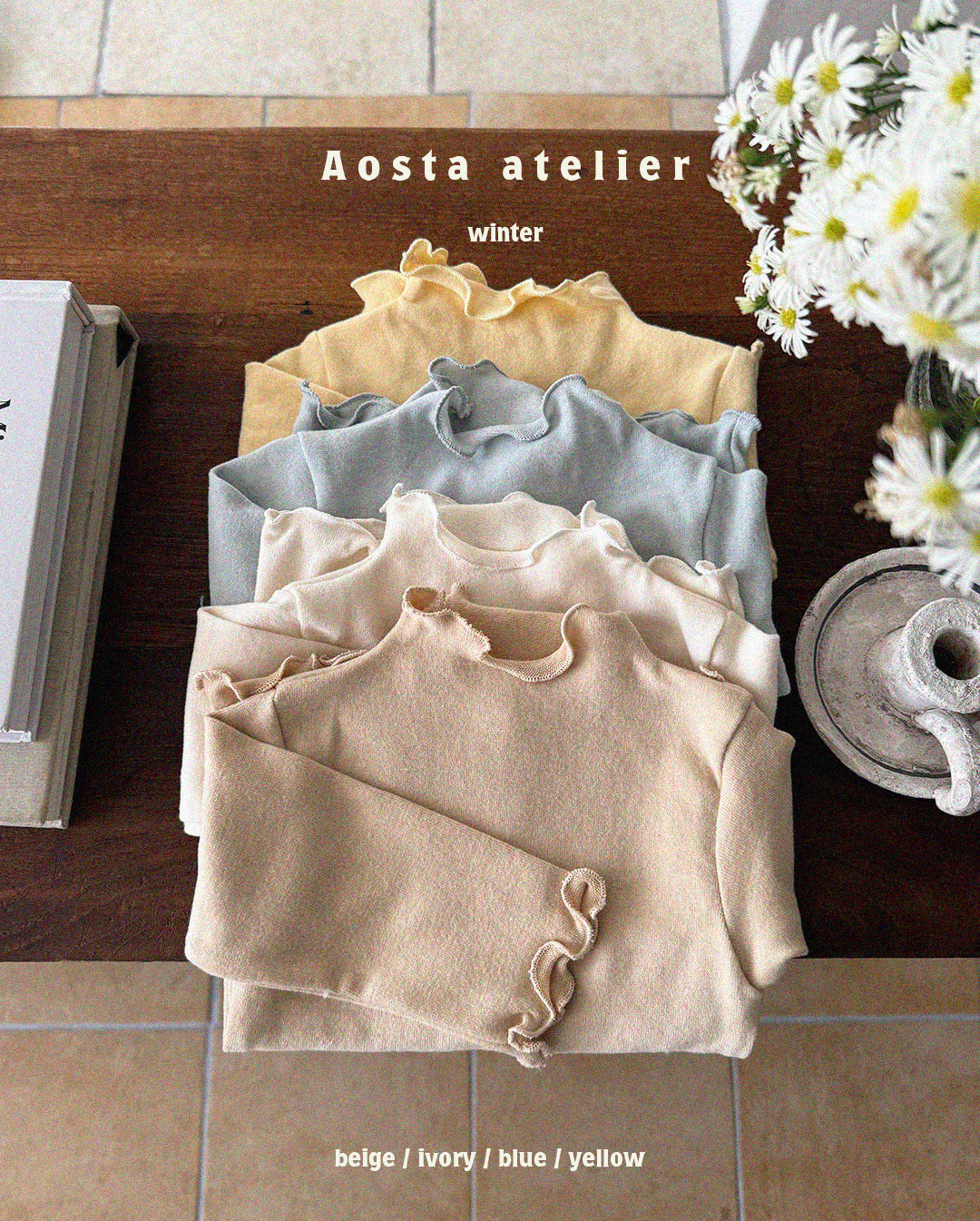 [AOSTA] Soft_T-shirt_4colors