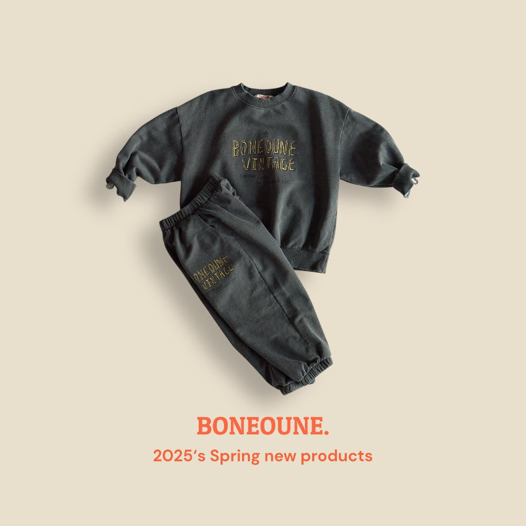[BONEOUNE] Vintage Pigment Jogger Pants_2colors