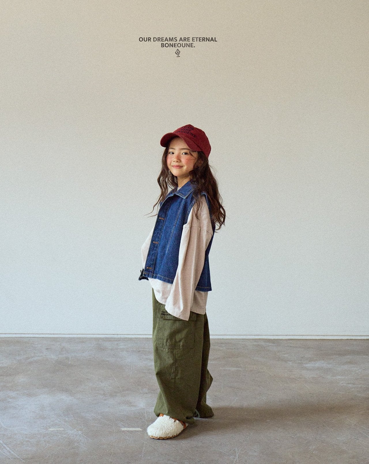 [BONEOUNE] Cotton Cargo Pants_2colors