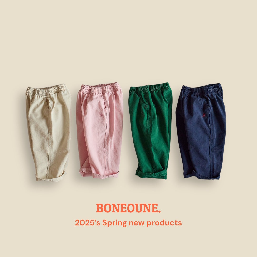 [BONEOUNE] Easy fit Daily Pants_4colors