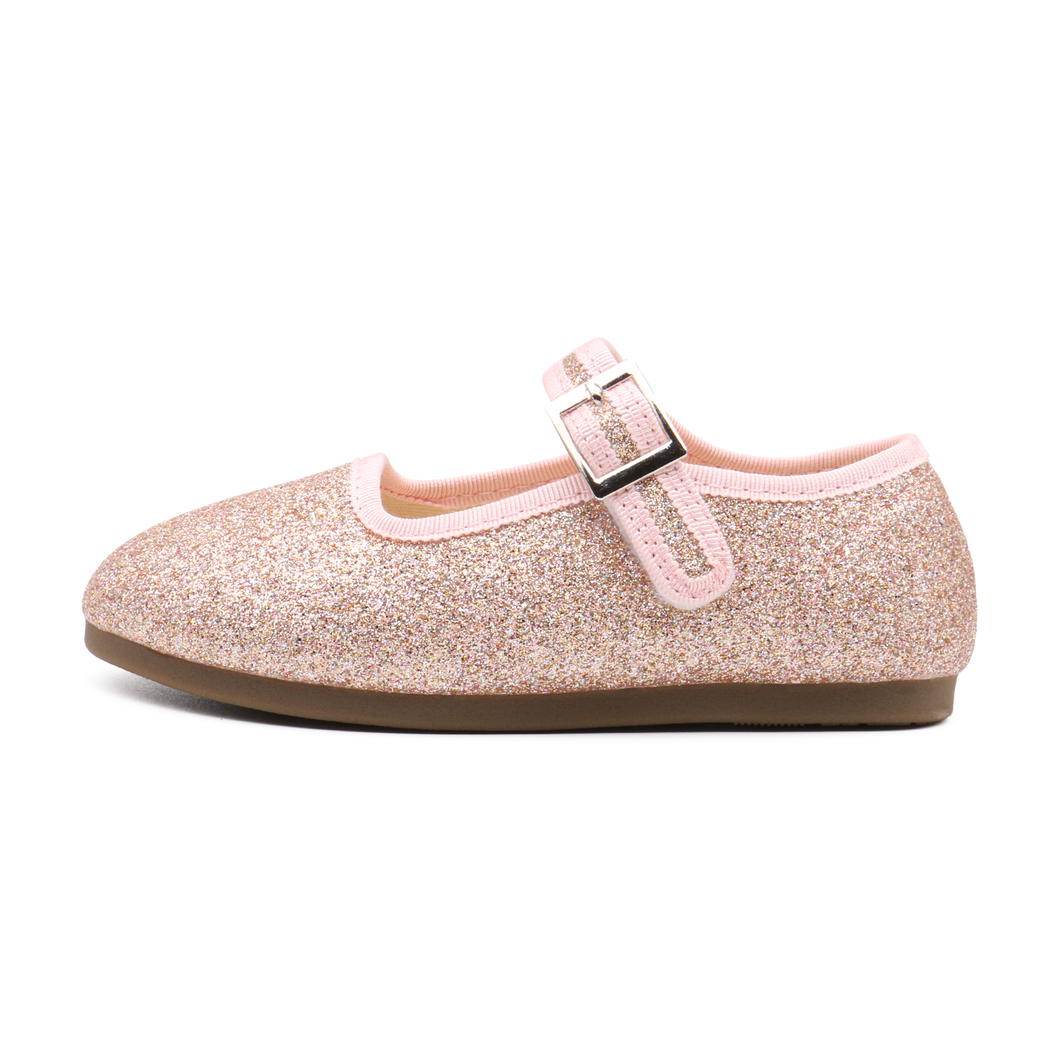 [Kiphant] Sand particles MARY JANE SHOES_Goldpink