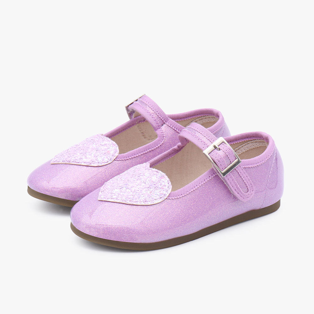 [Kiphant] Heart twingkle MARY JANE SHOES_Lavender