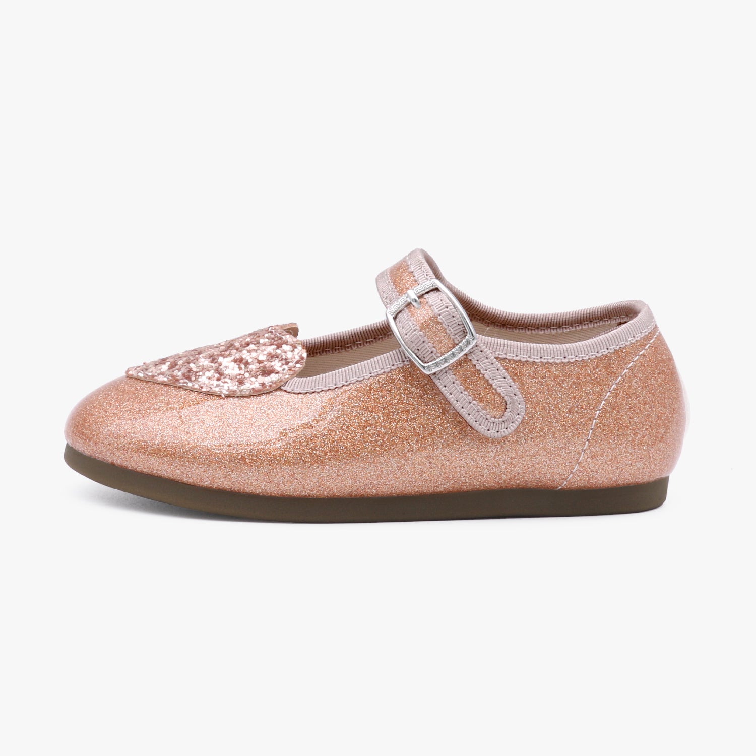 [Kiphant] Heart twingkle MARY JANE SHOES_Rosegold