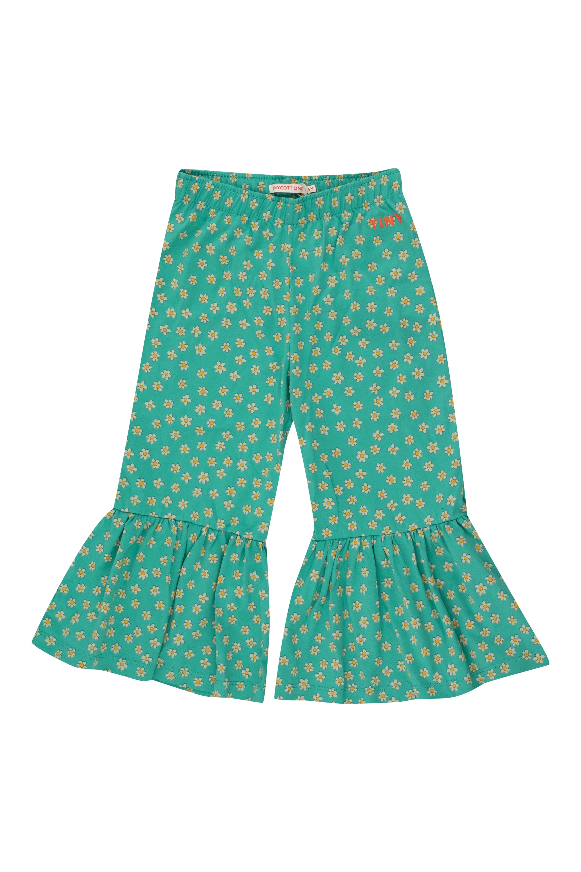 [TINY COTTONS] Daisies Pant_deep green