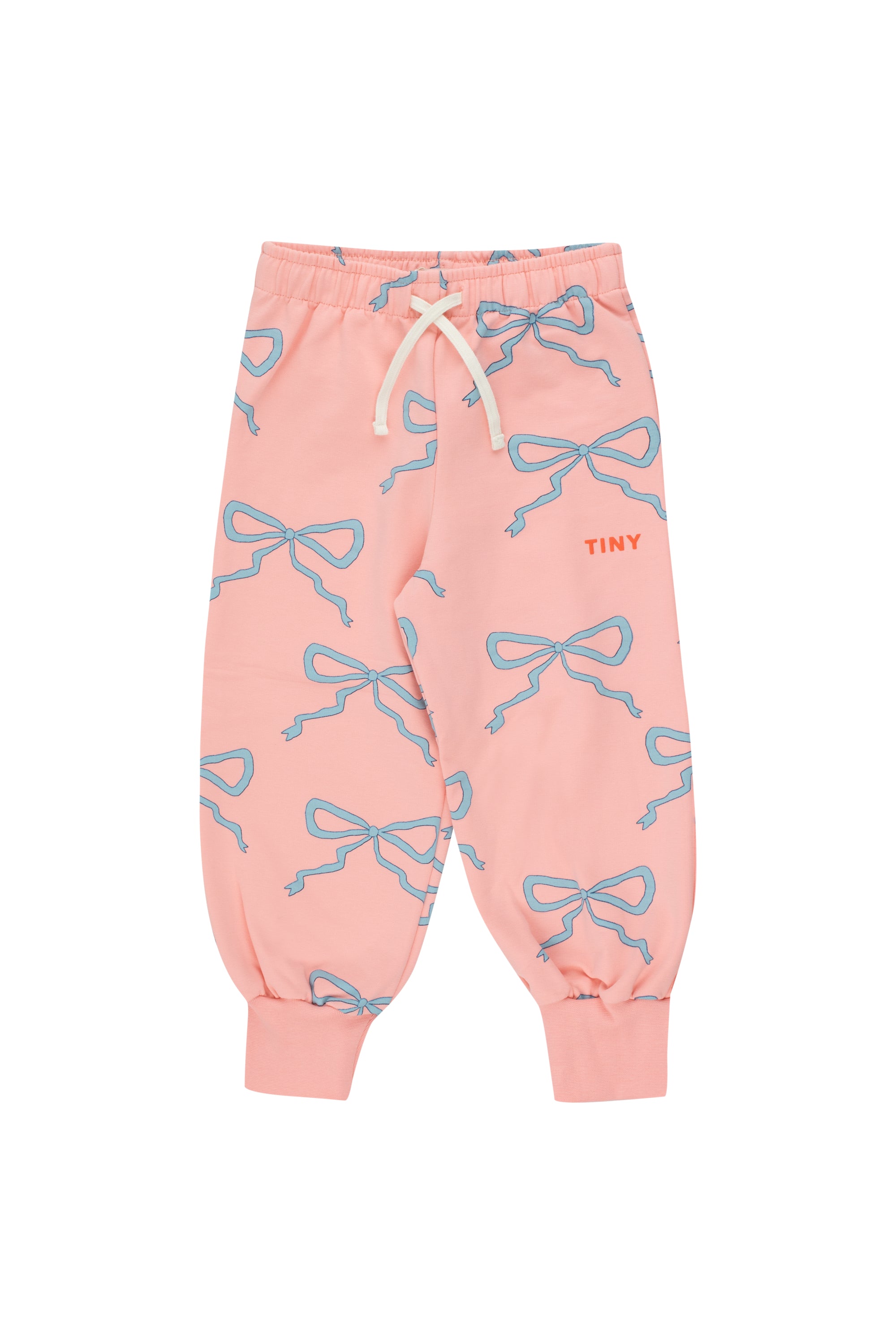 [TINY COTTONS] Bows Sweatpants_peach