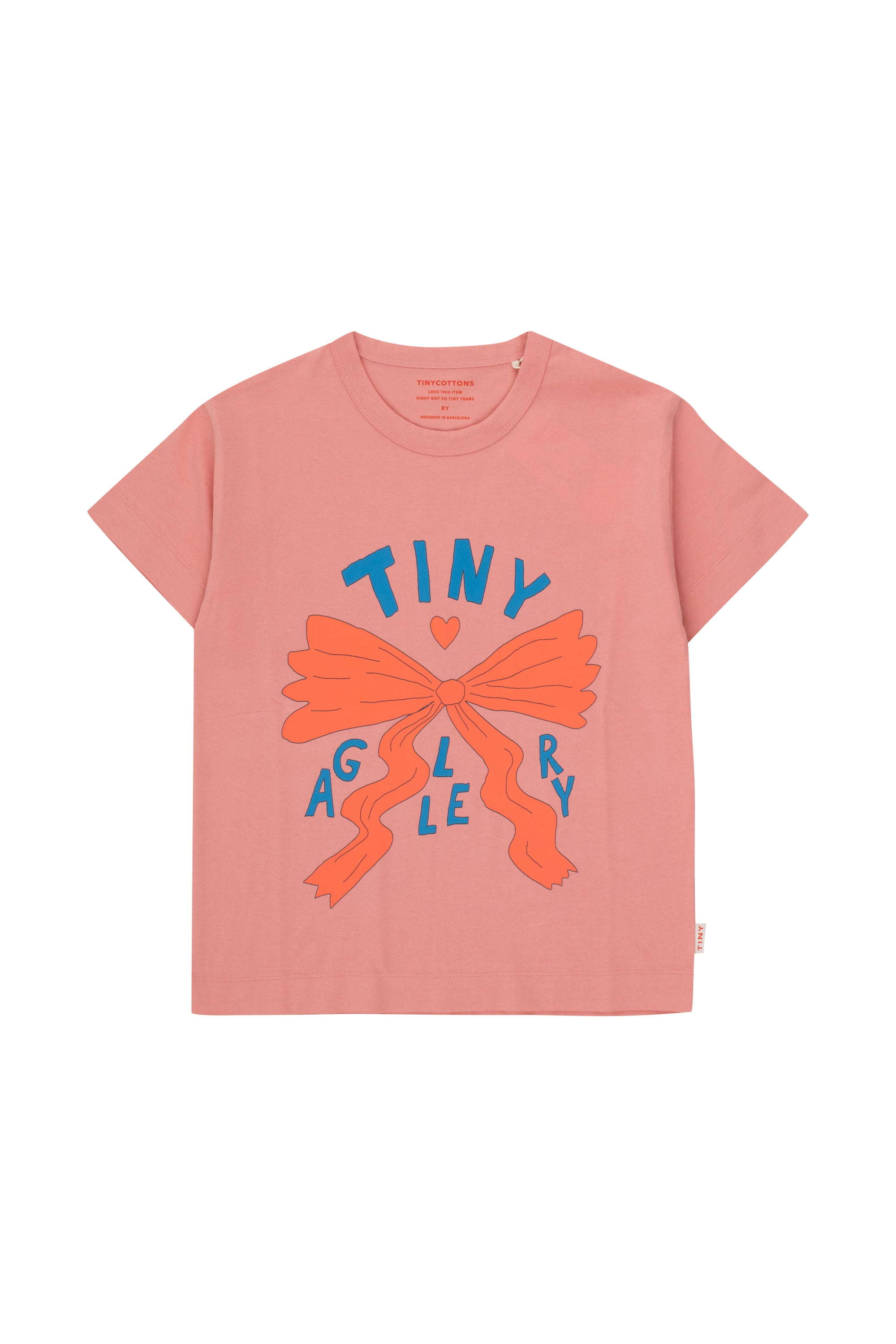 [TINY COTTONS] Tiny Bow Tee_peach