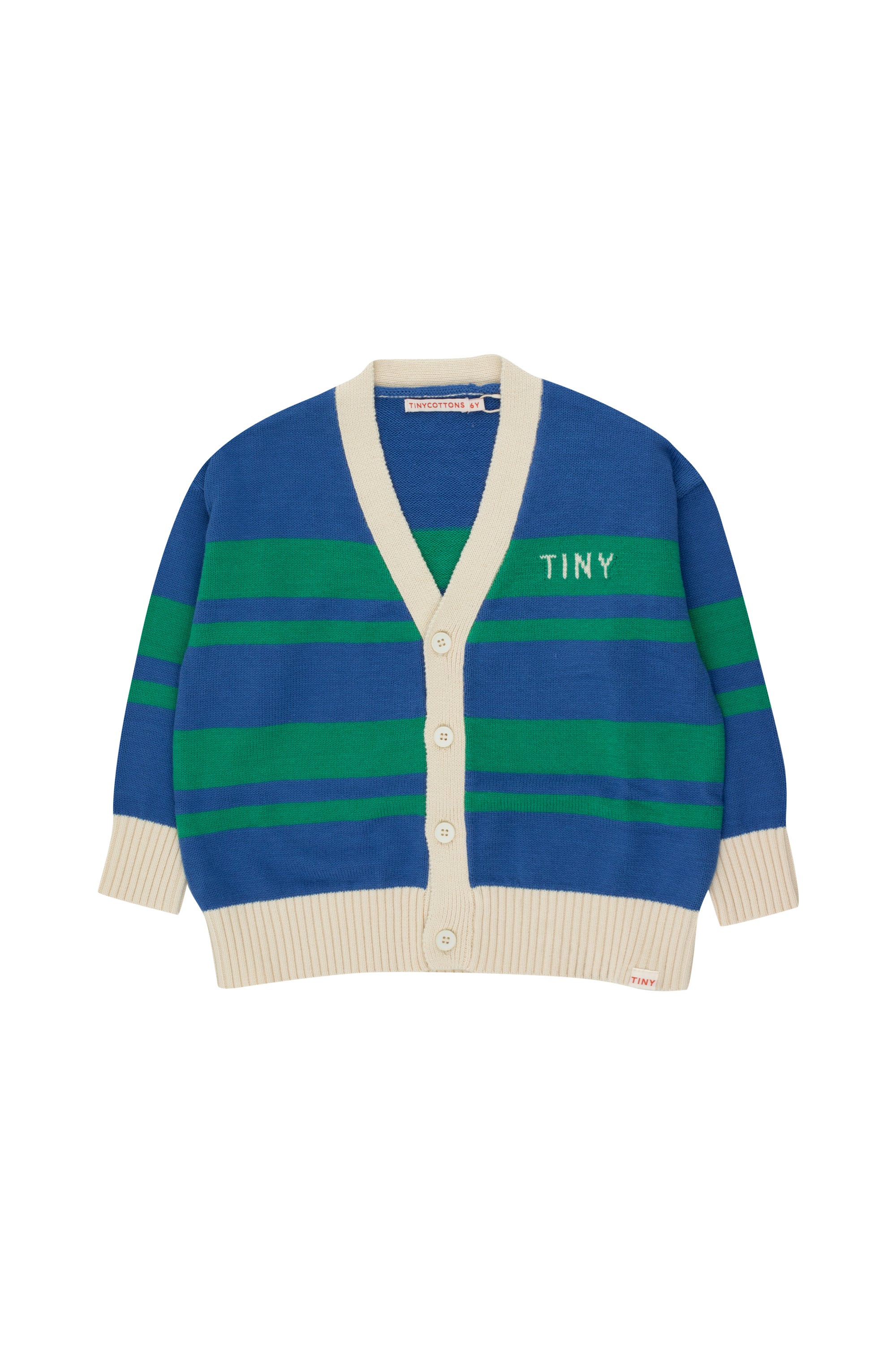 [TINY COTTONS] Stripes Cardigan_ultramarine