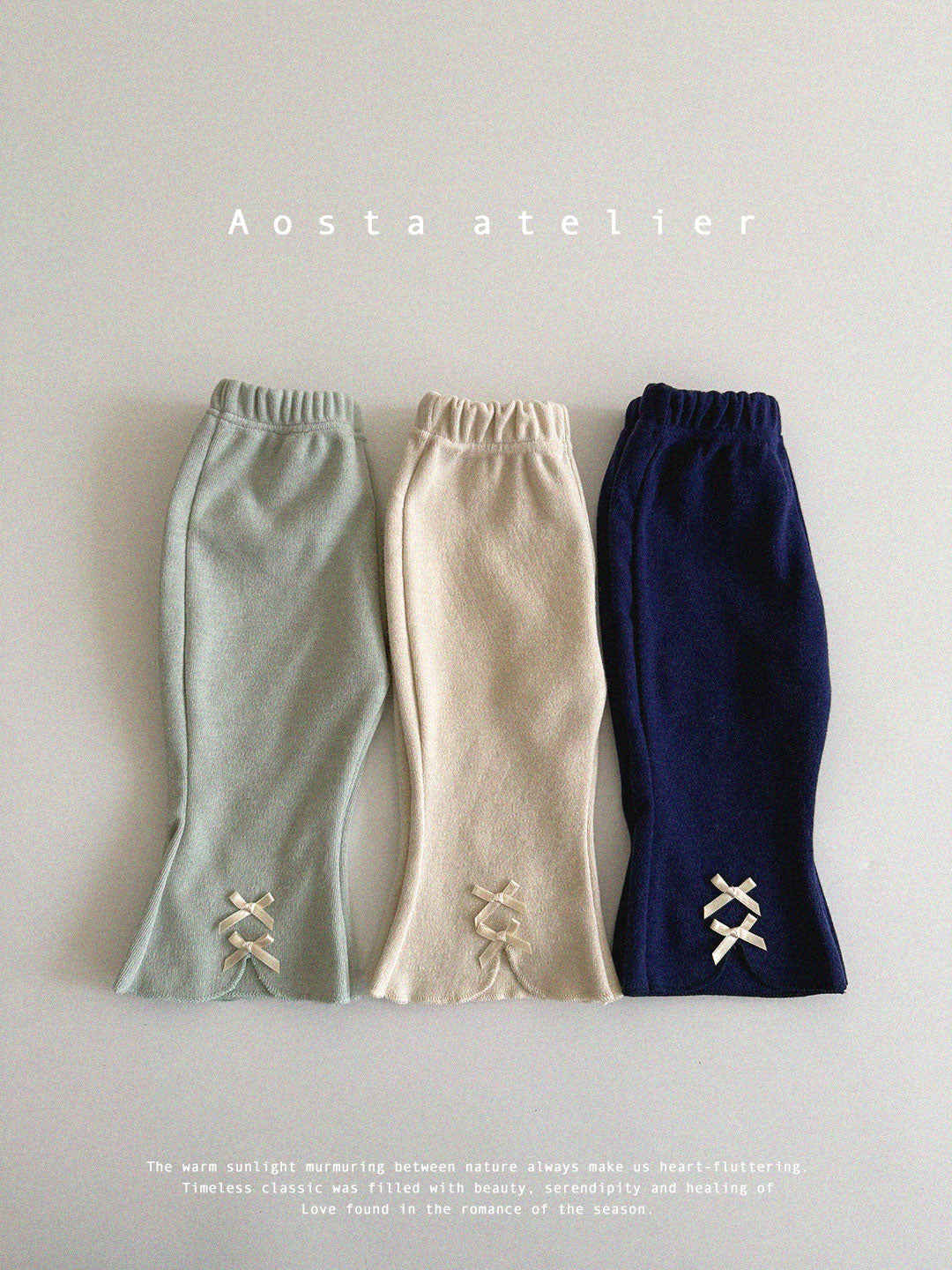 [AOSTA] Classic Ribbon Pants_3colors