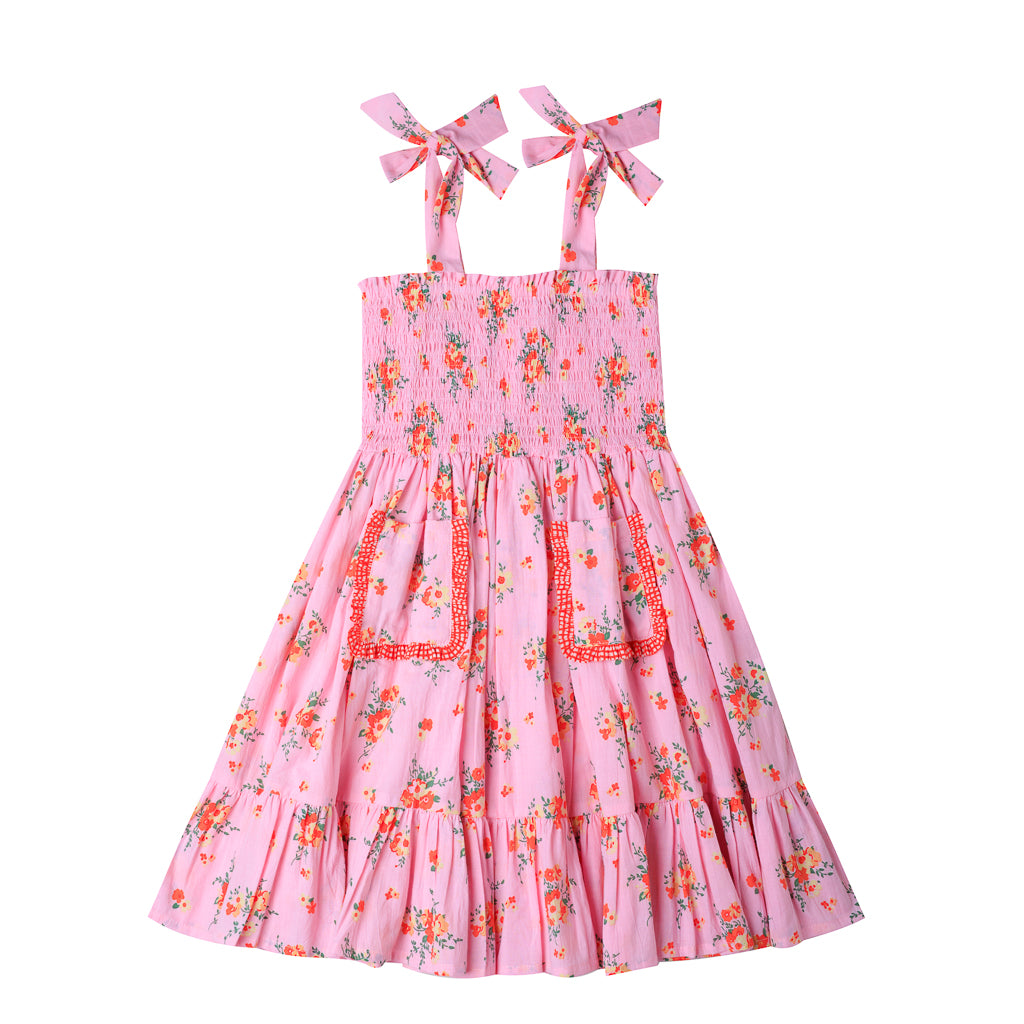 [KIDSAGOGO] Annika Dress Pretty Posie_Camelia