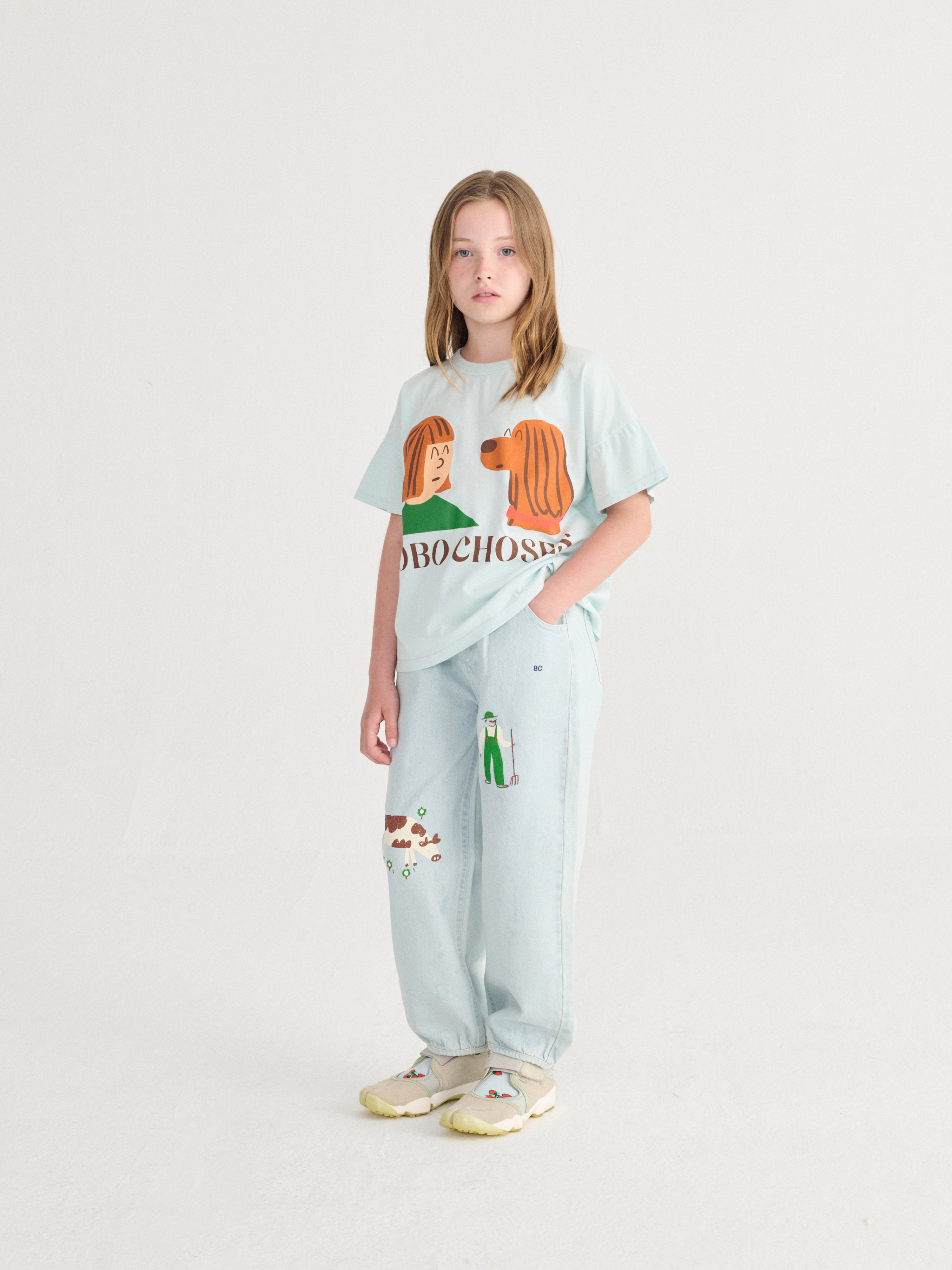 [BOBO CHOSES] Friends In A Pickle T‑shirt