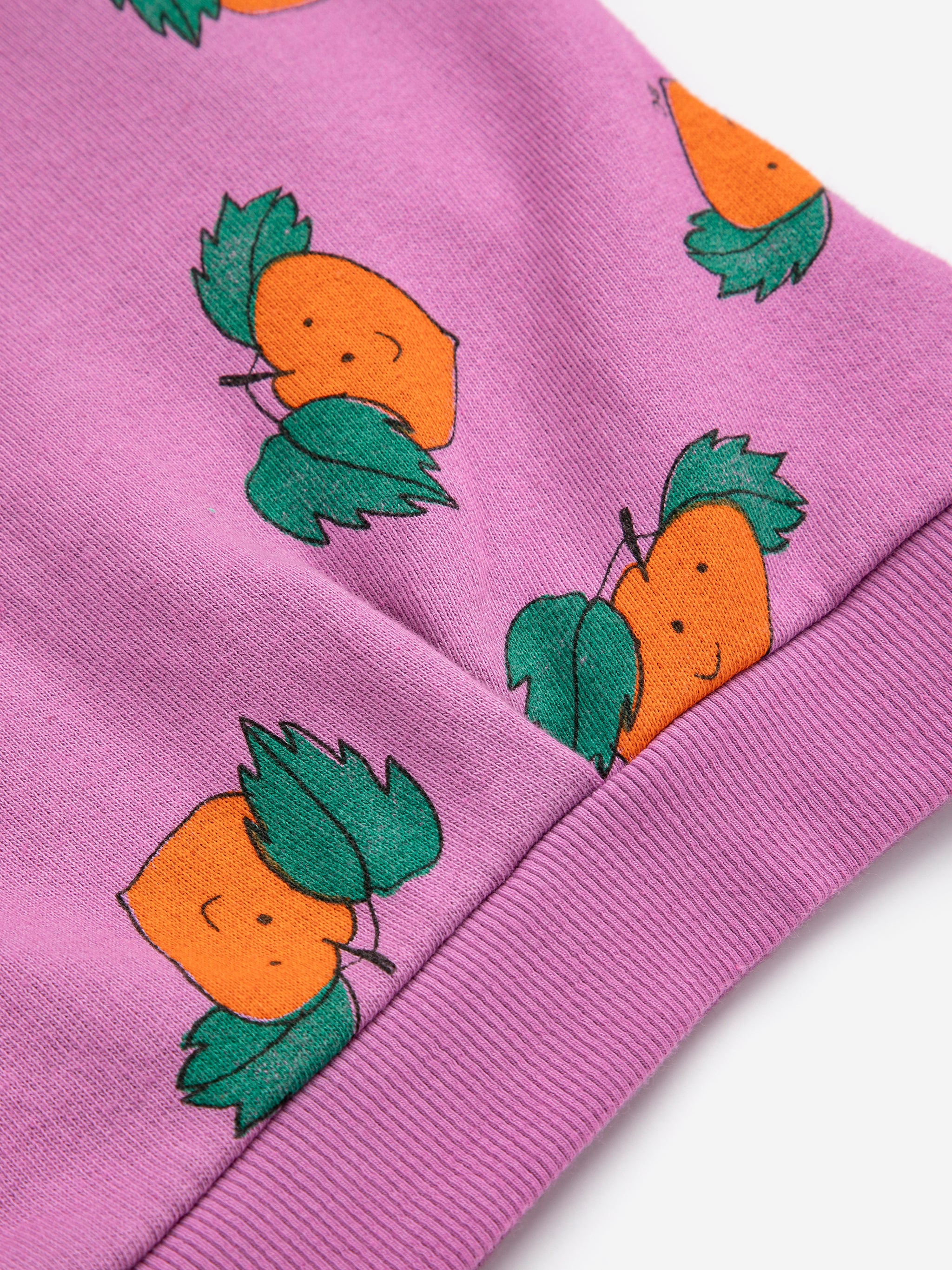 [BOBO CHOSES] Tangerine all over cropped sweatshirt