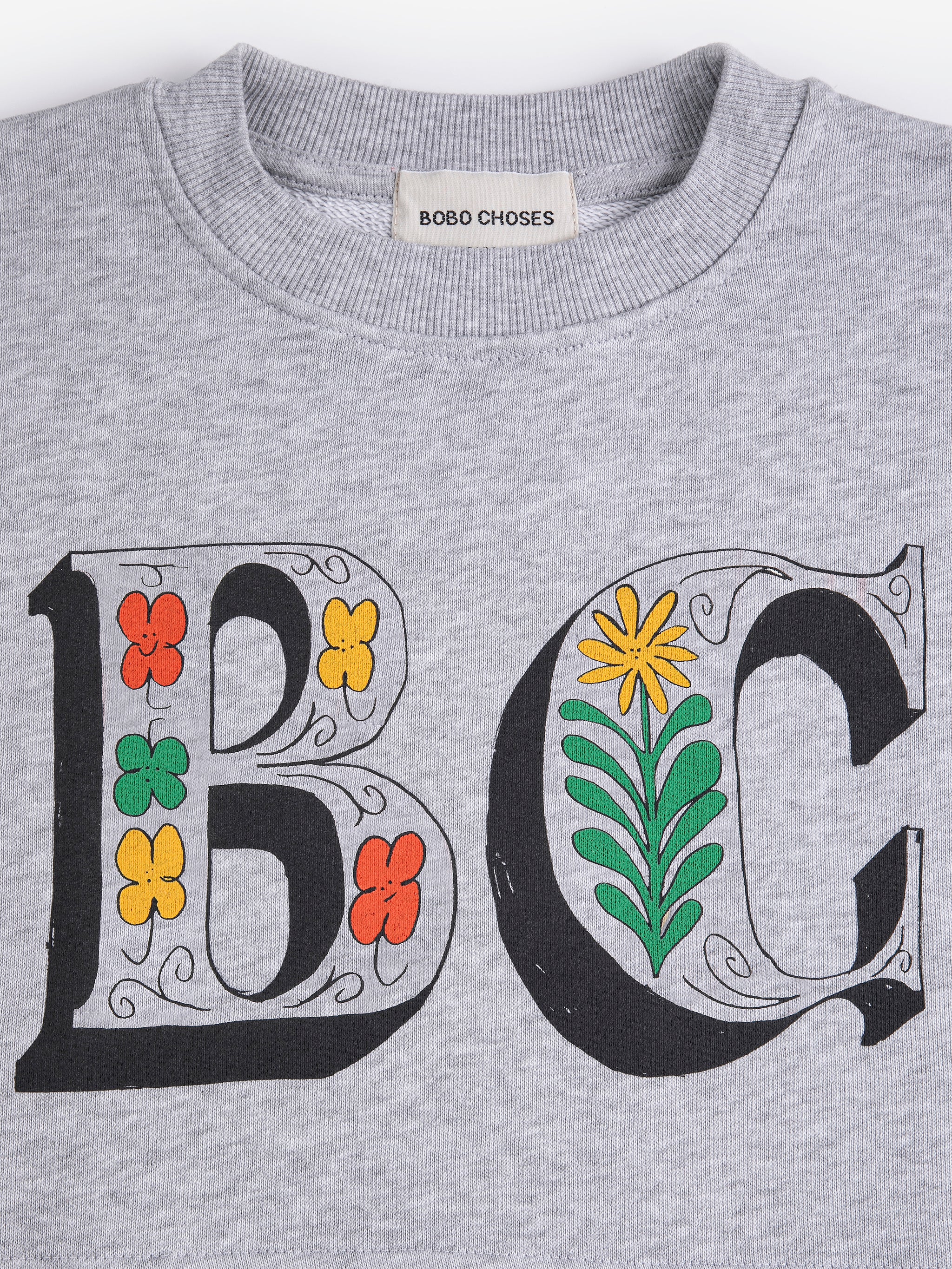 [BOBO CHOSES] Spring Letters cropped sweatshirt