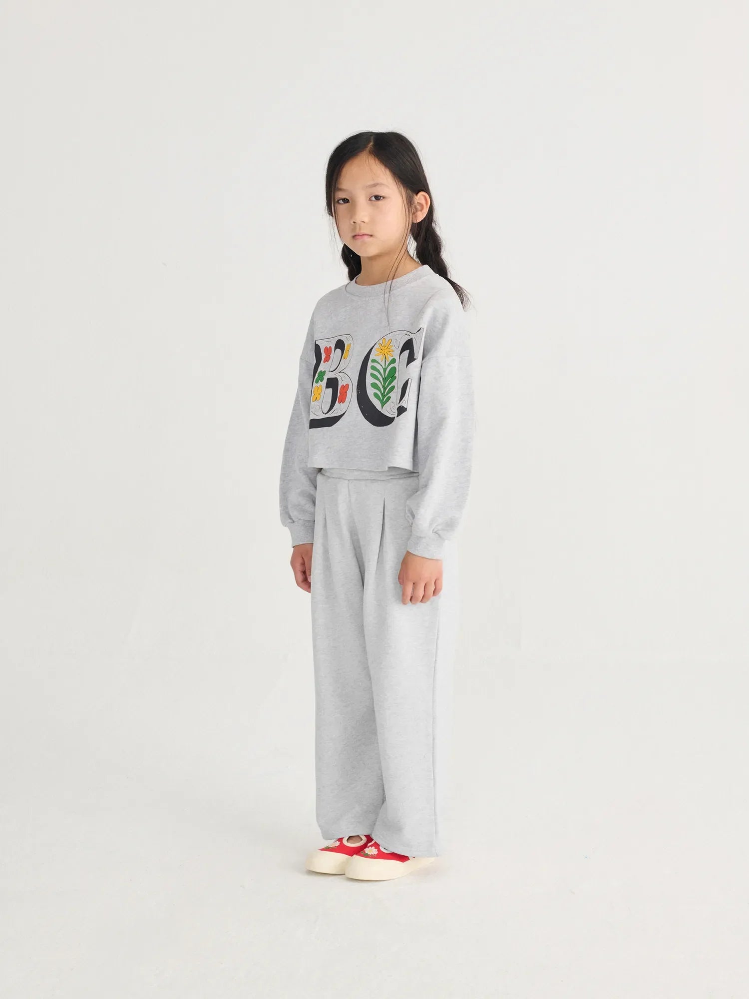[BOBO CHOSES] Spring Letters cropped sweatshirt