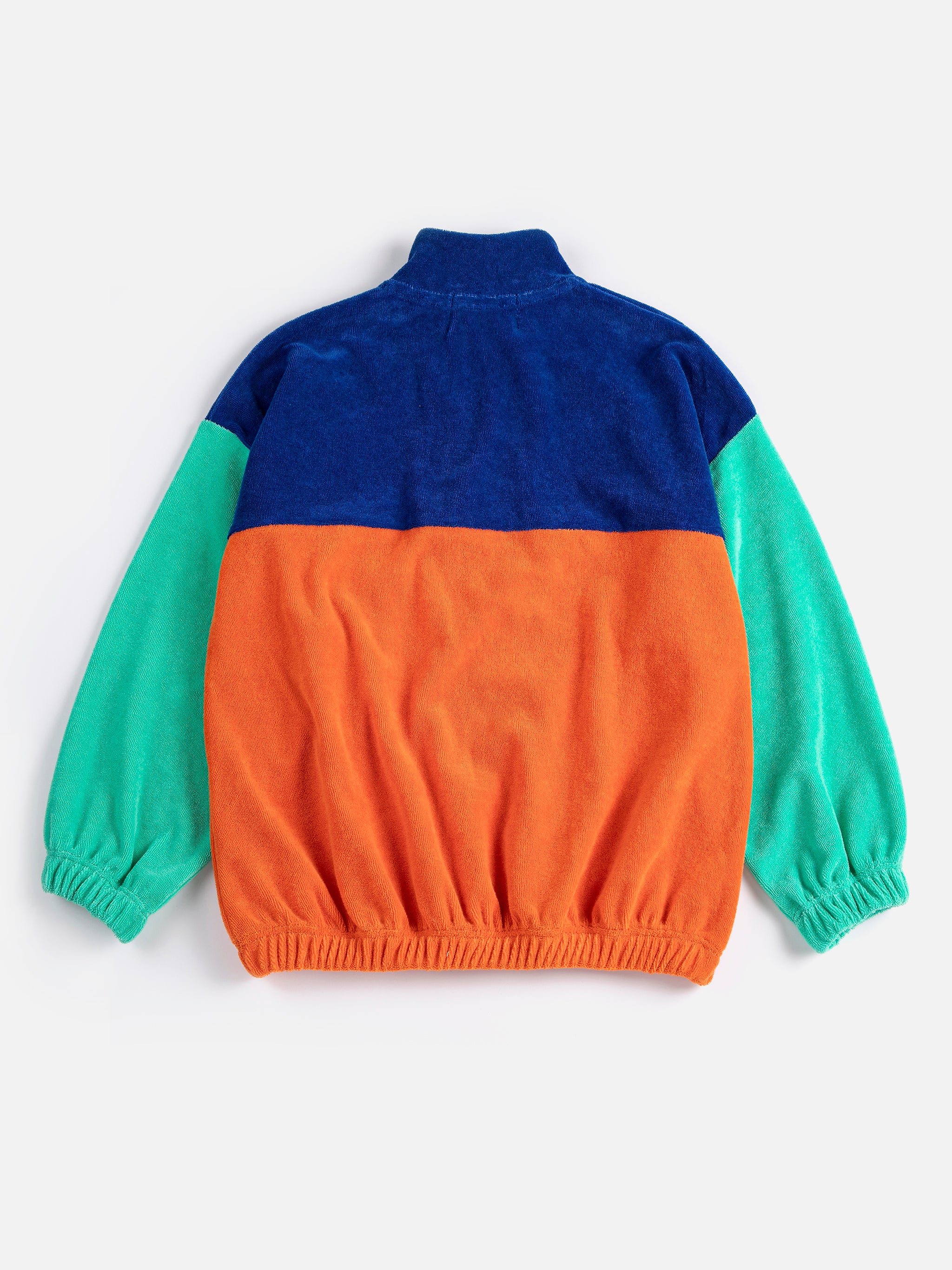 [BOBO CHOSES] Bobo Choses color block zipped sweatshirt