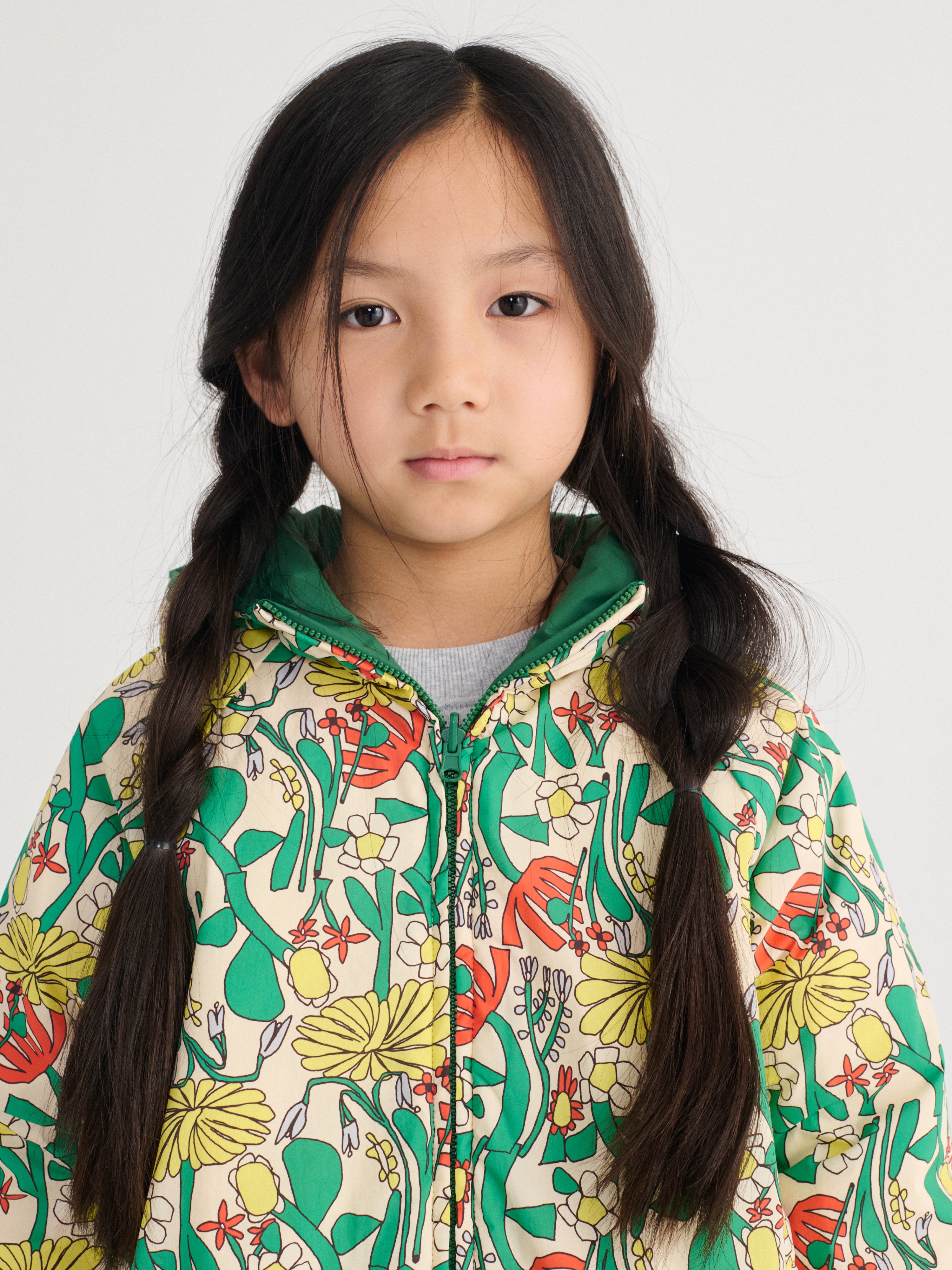 [BOBO CHOSES] Color Herbalist all over reversible light anorak