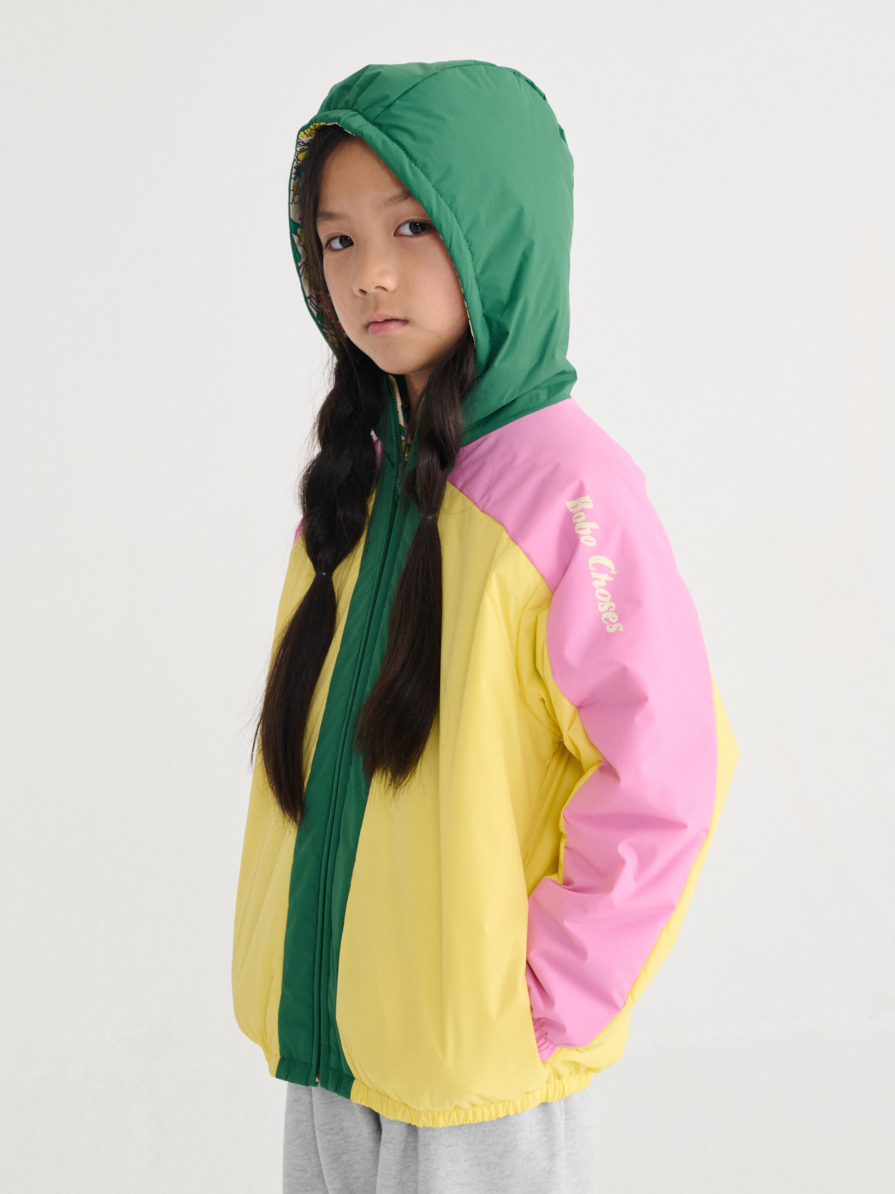 [BOBO CHOSES] Color Herbalist all over reversible light anorak