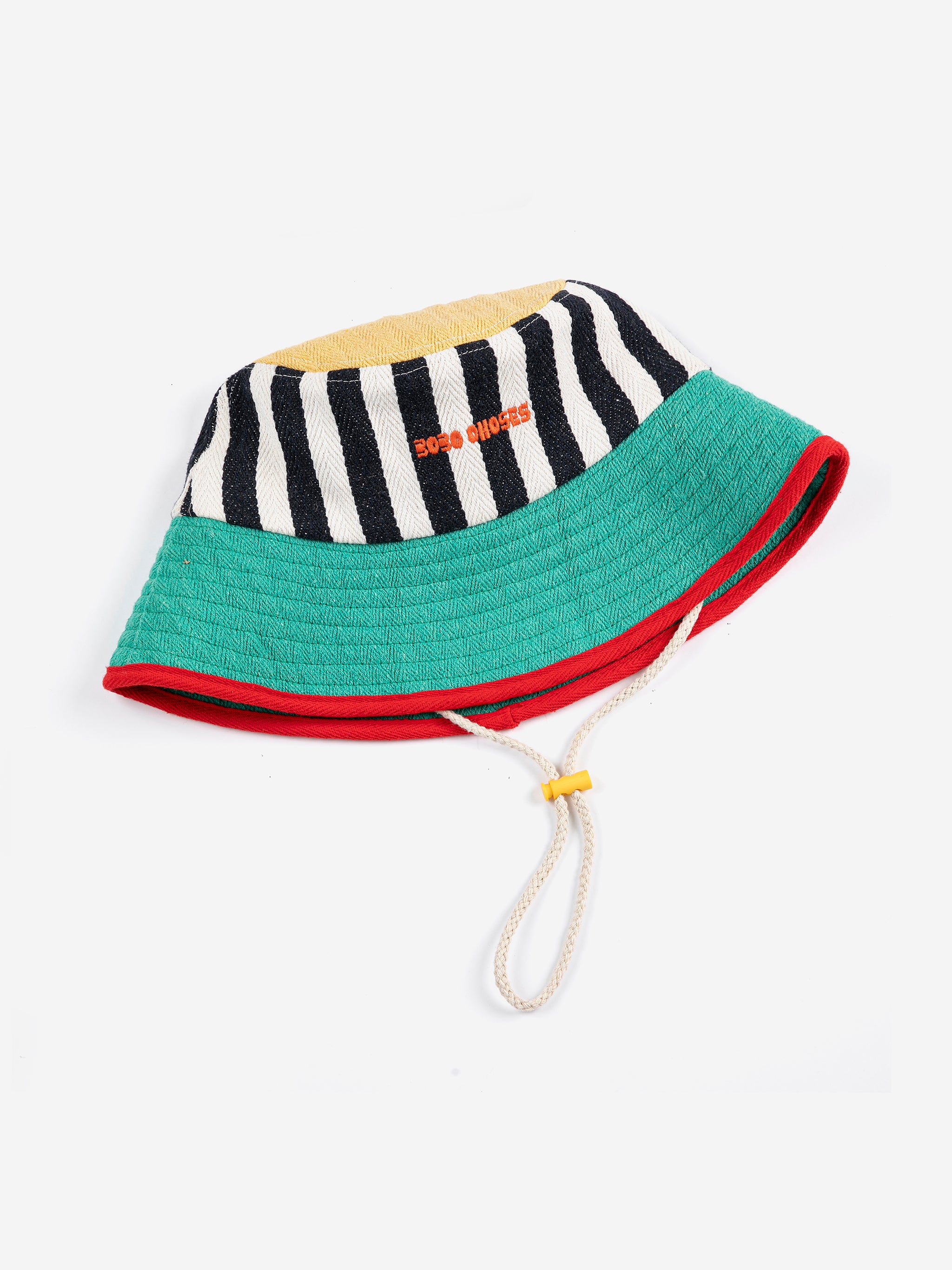[BOBO CHOSES] Bobo Choses striped bucket hat