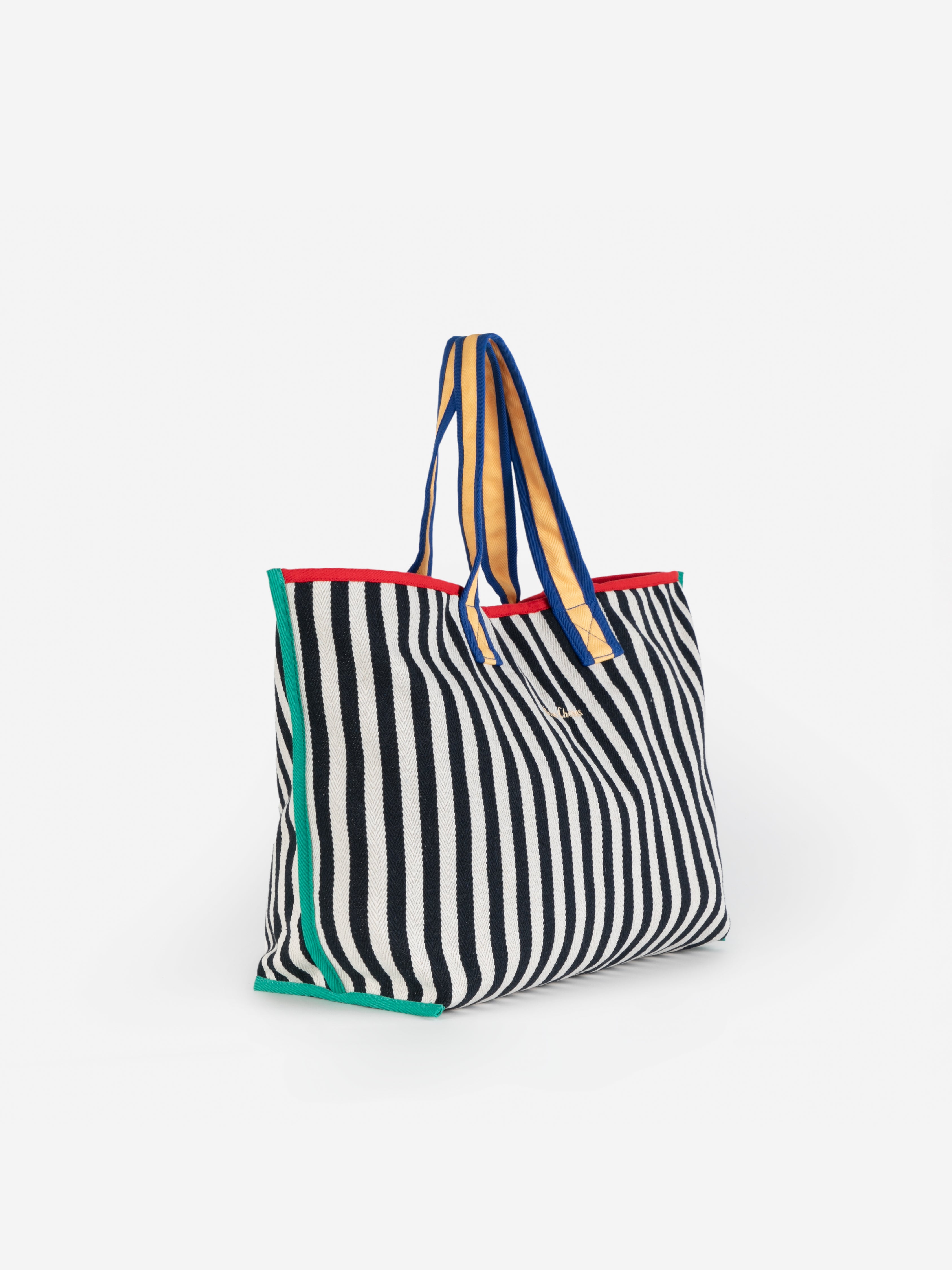 [BOBO CHOSES] Color block cotton bag