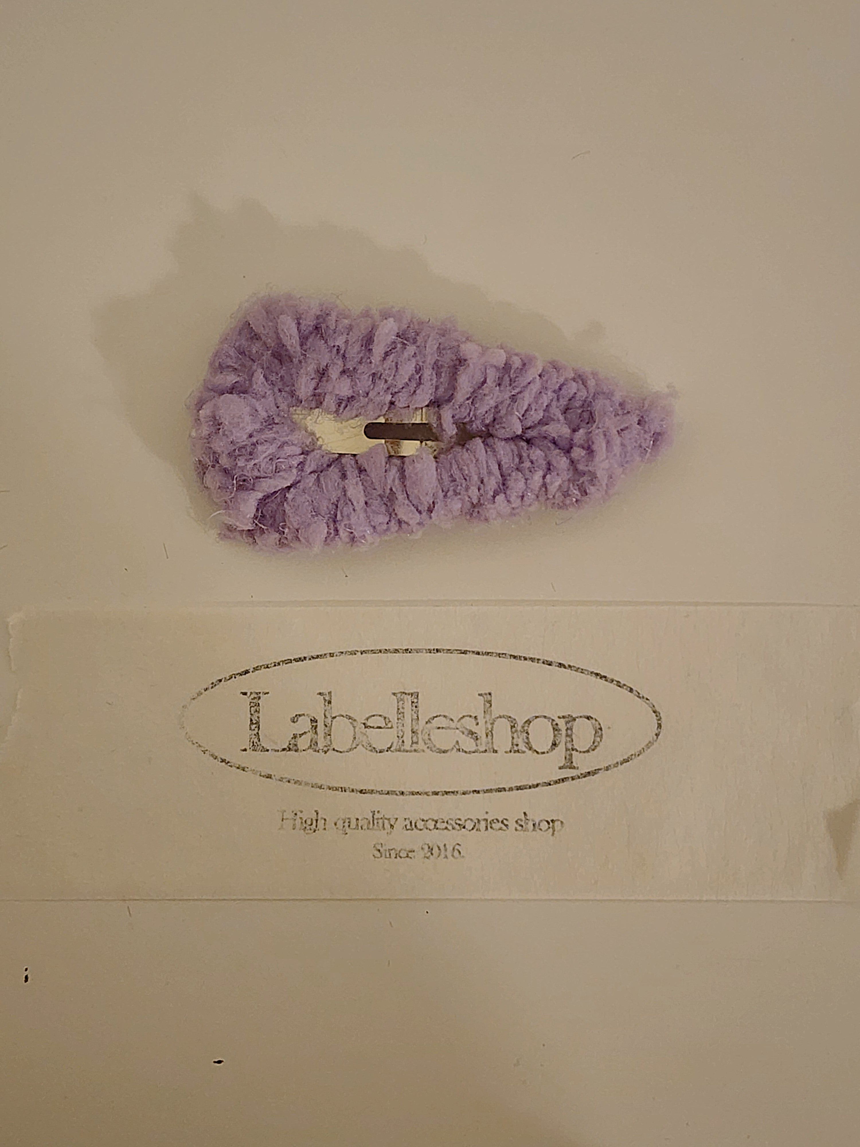 [La Belle] Curly Hairpin_Pink/Purple