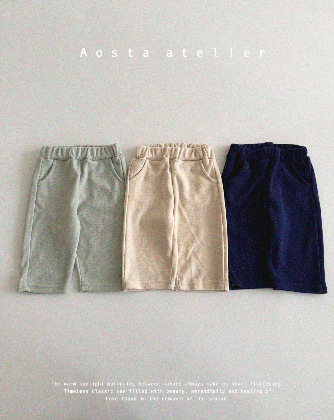 [AOSTA] Classic B Pants_3colors