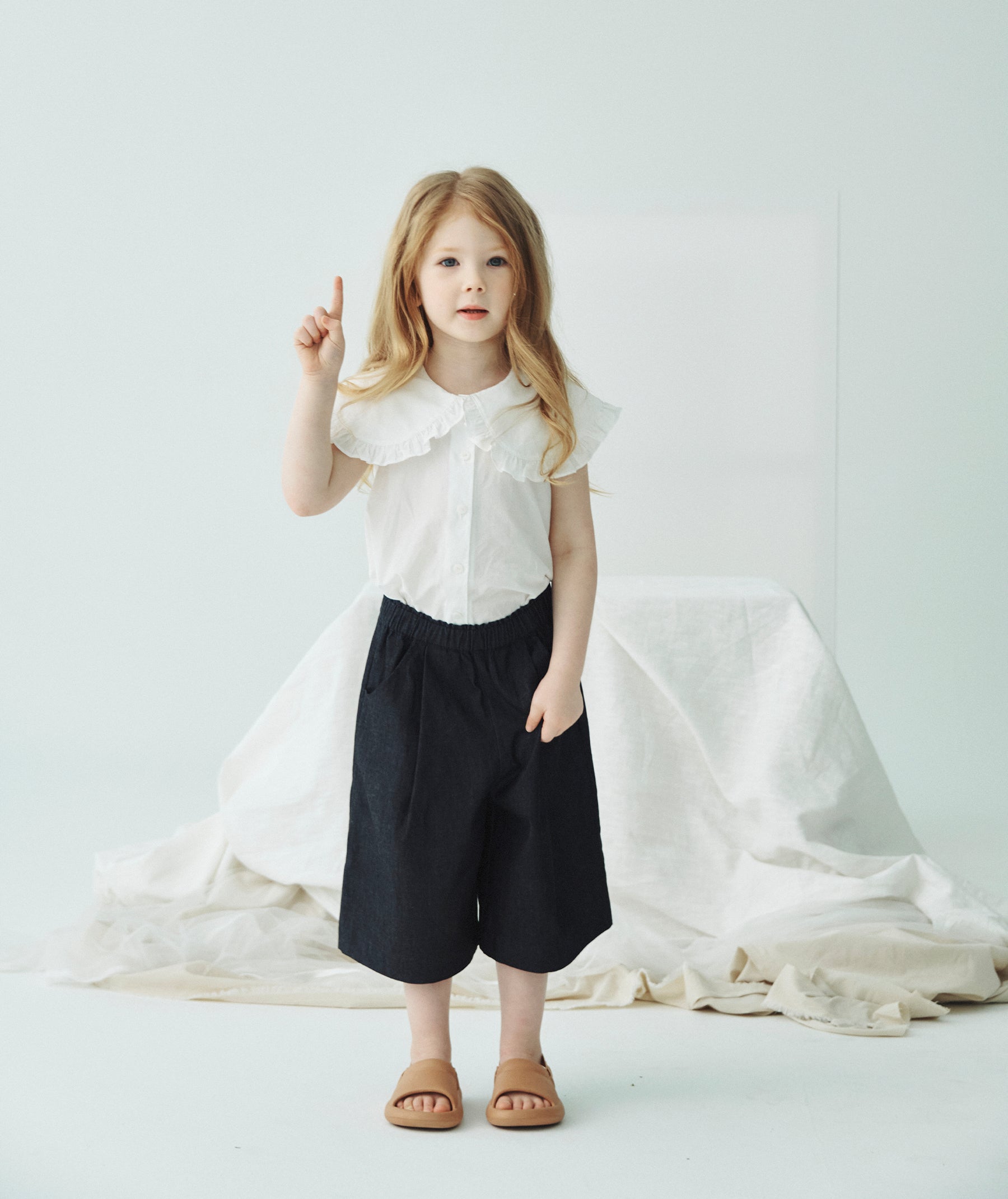 [Choco.el] Cape Blouse_White
