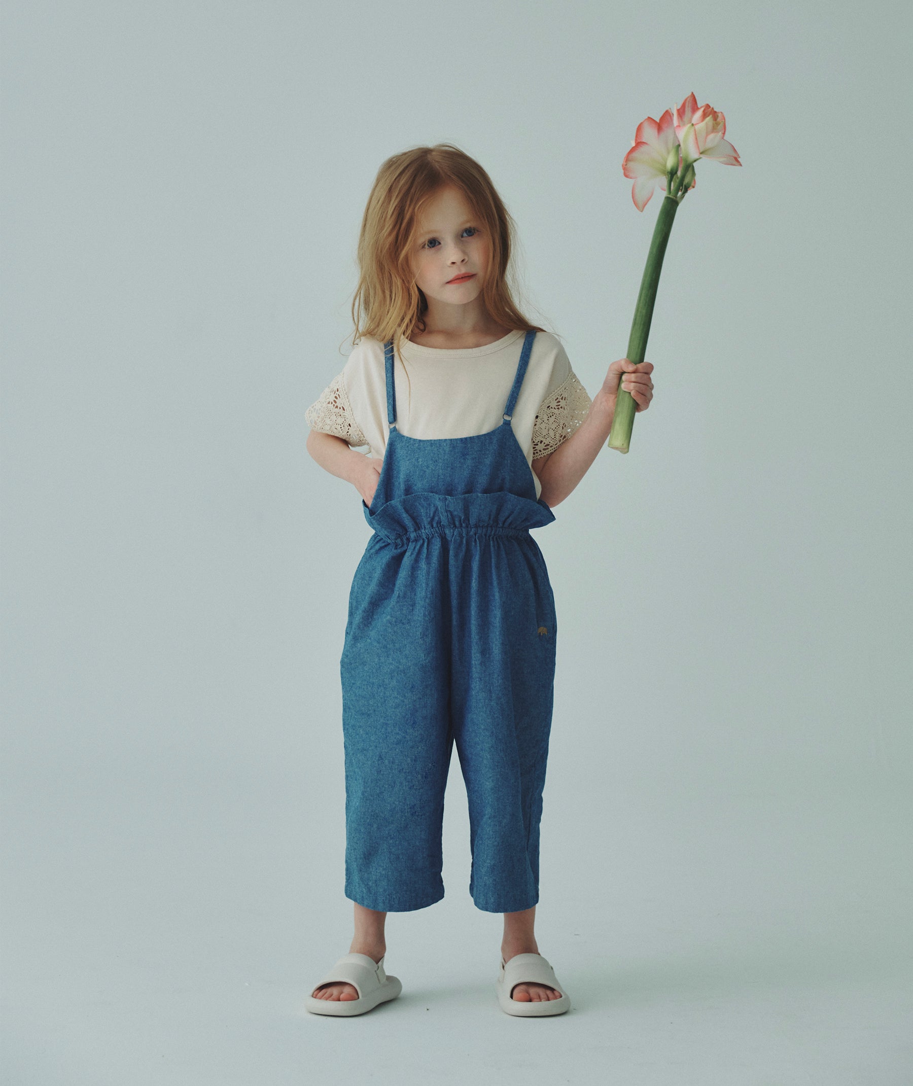 [Choco.el] Ruffle overalls_Indigo