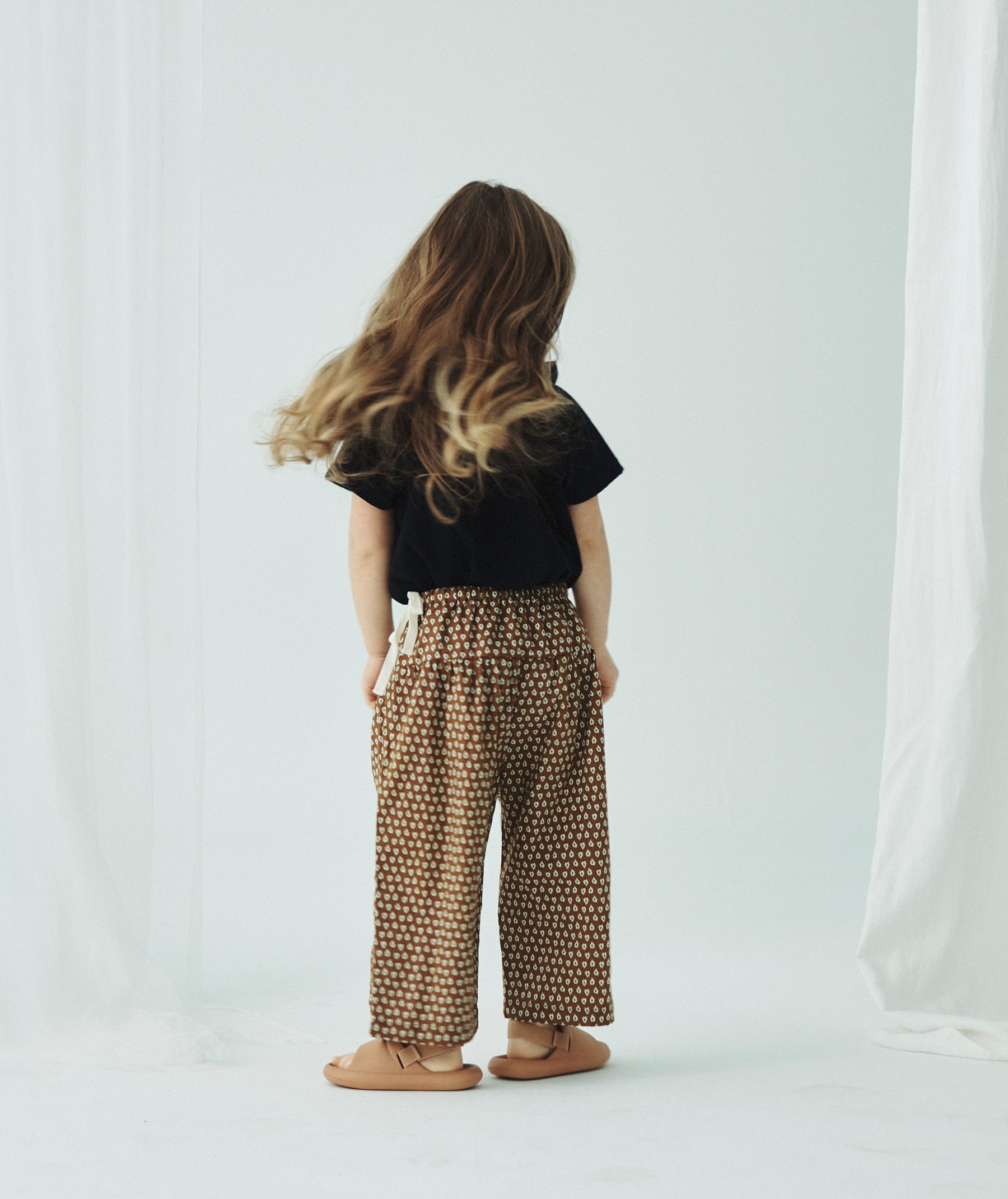 [Choco.el] Reevese 9-quarter Pants_Brown