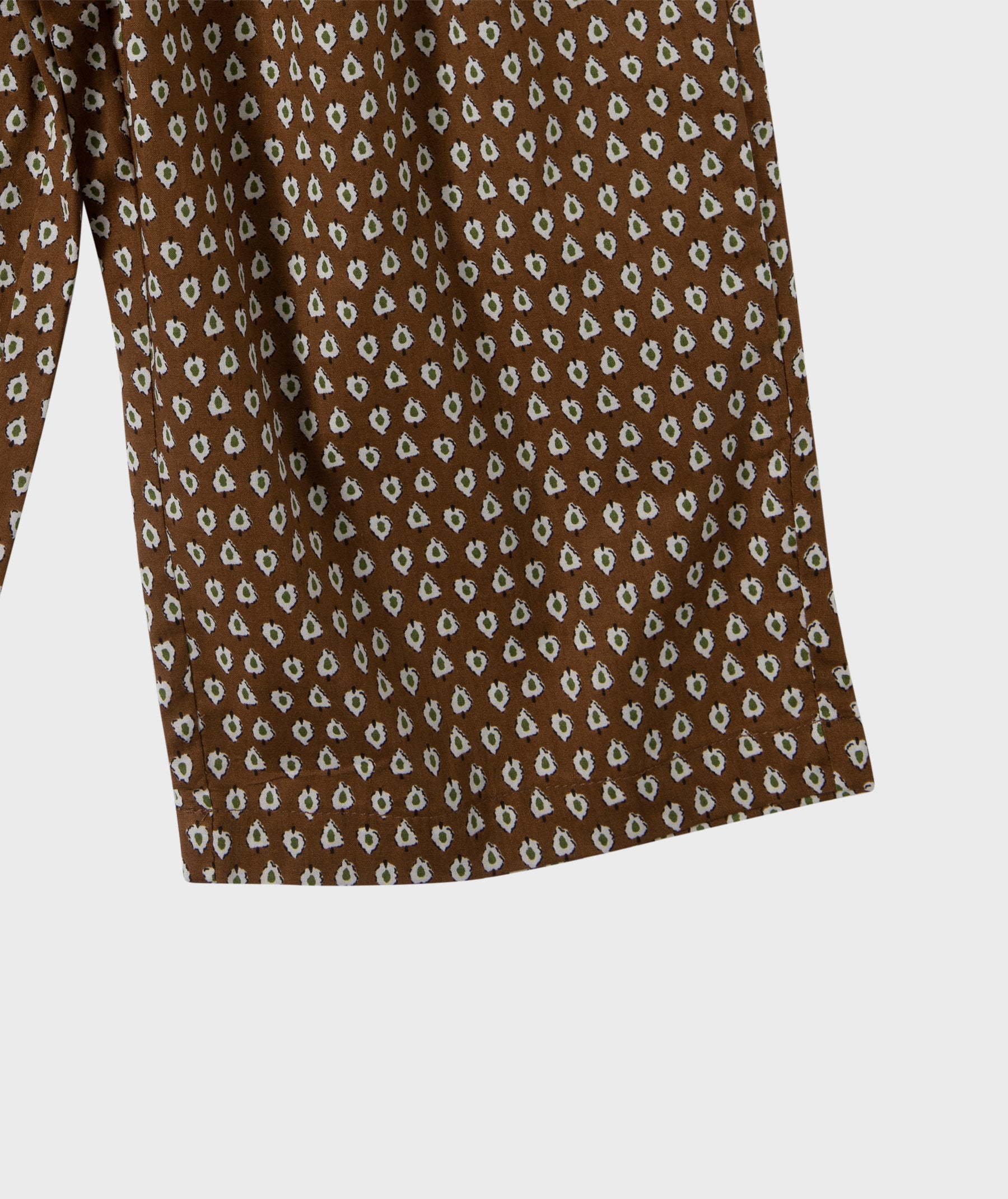 [Choco.el] Reevese 9-quarter Pants_Brown