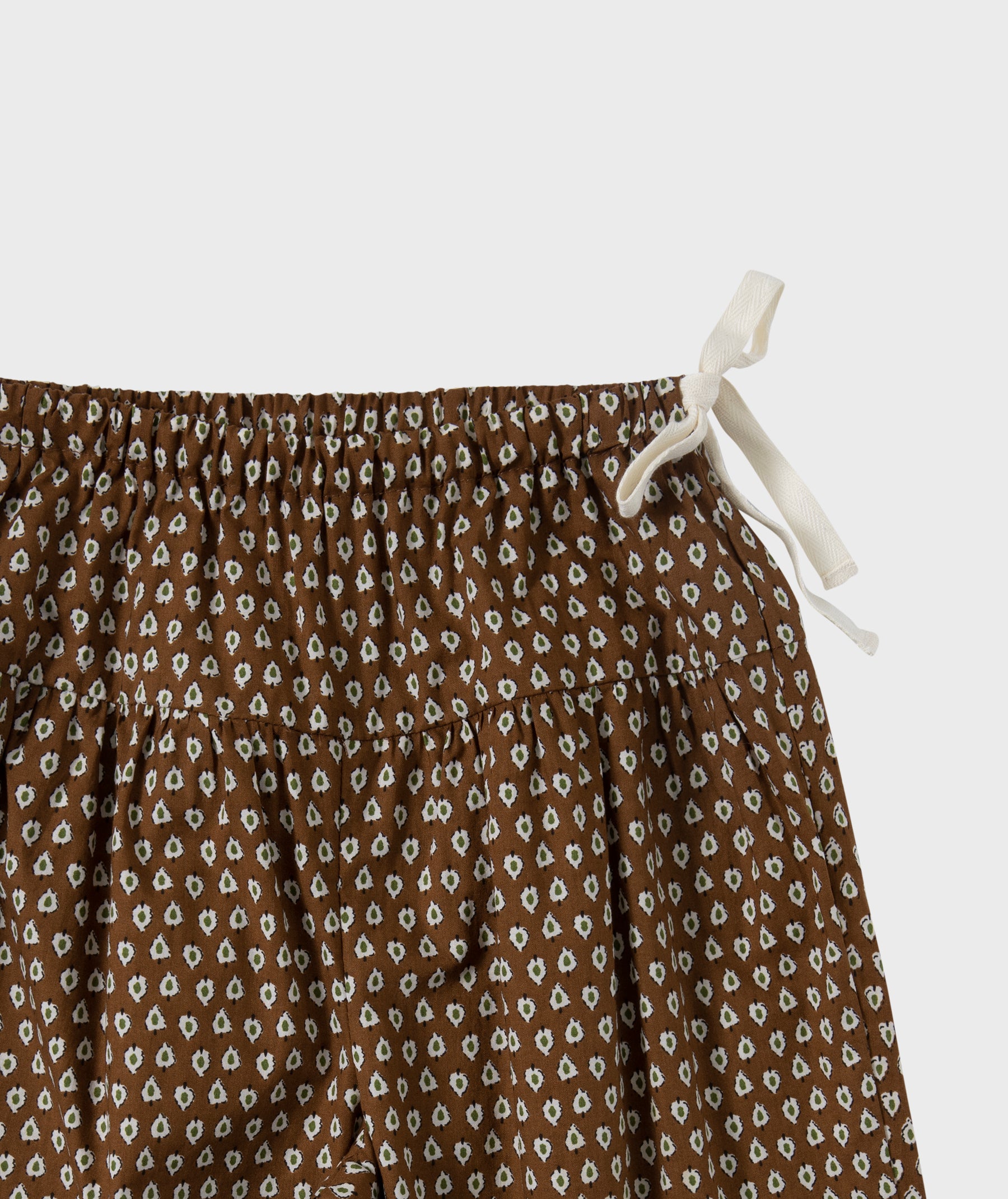 [Choco.el] Reevese 9-quarter Pants_Brown
