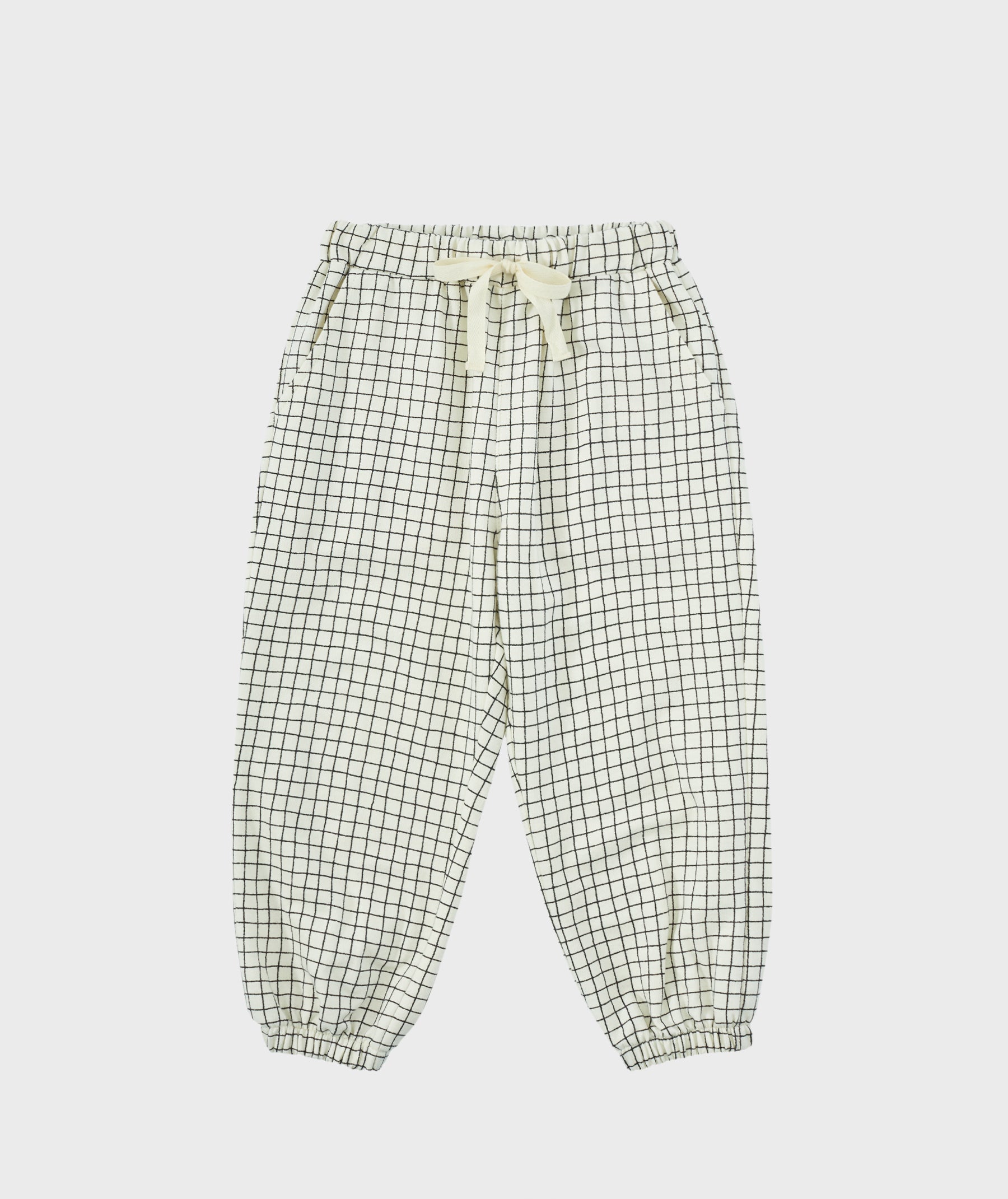 [Choco.el] Grid Sweat Pants_Black