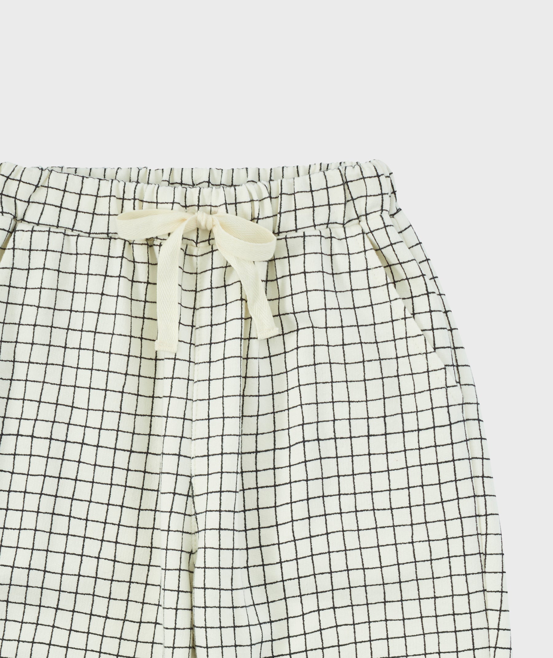 [Choco.el] Grid Sweat Pants_Black