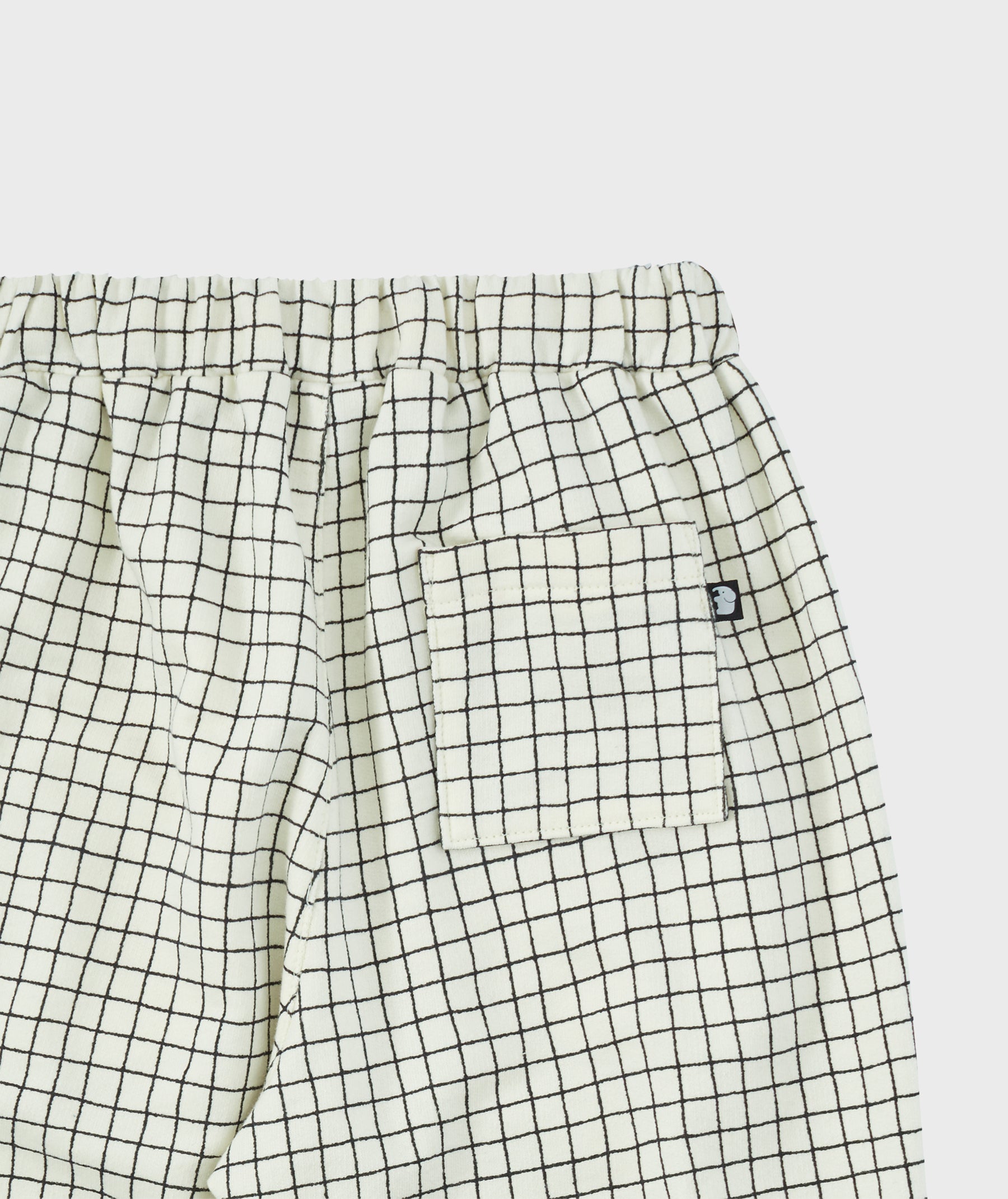 [Choco.el] Grid Sweat Pants_Black
