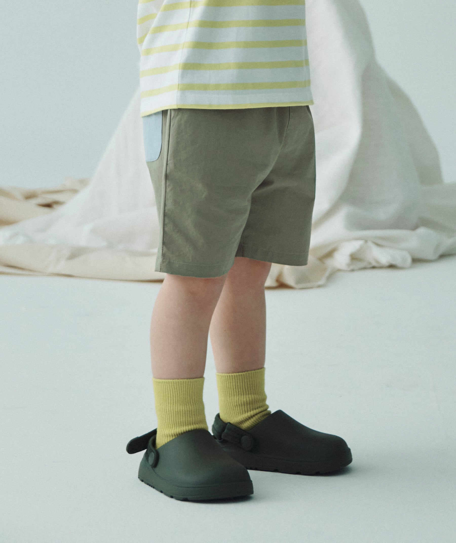 [Choco.el] Point Pocket Bermuda Pants_Khaki
