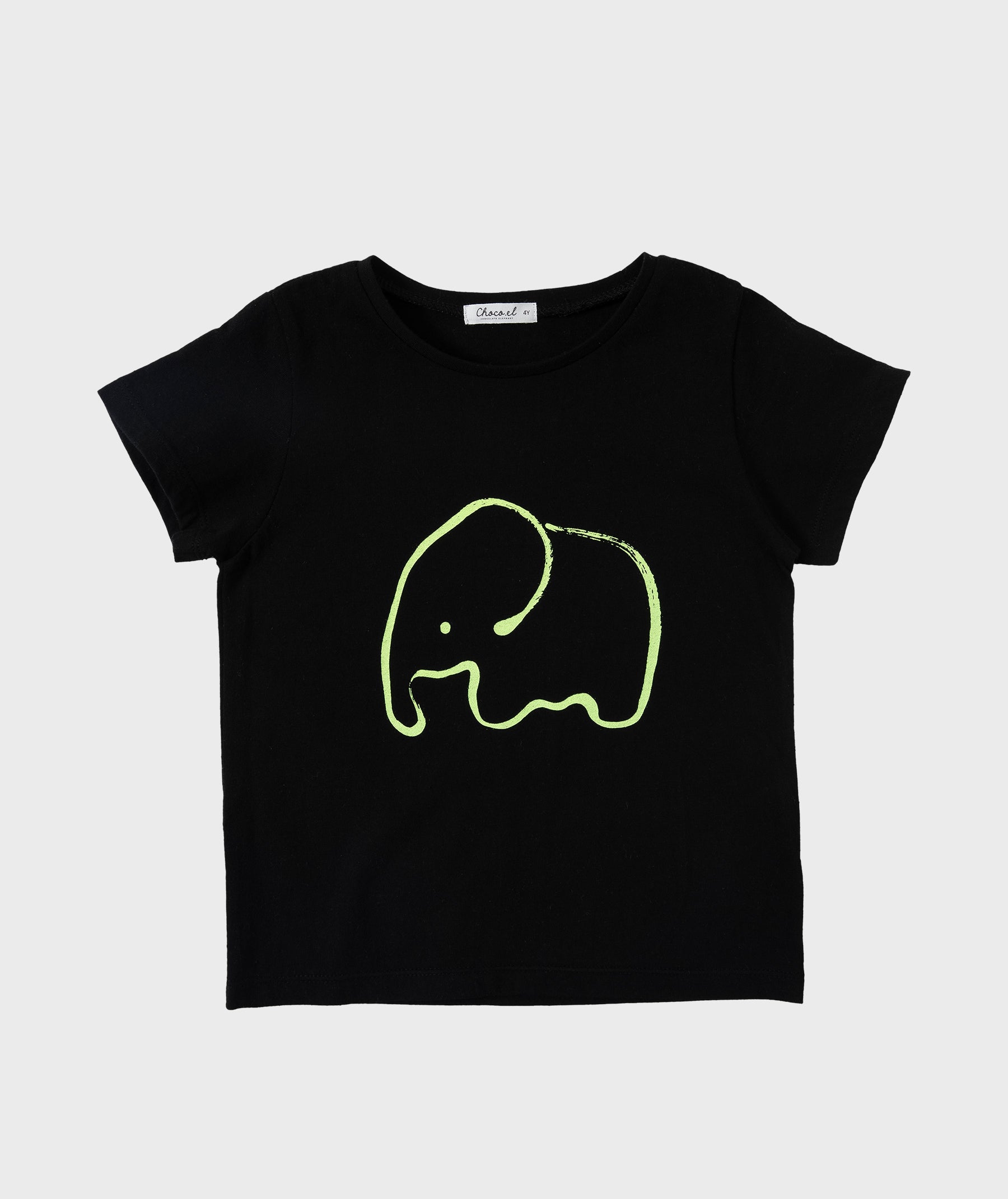 [Choco.el] el. croquis T-shirts_Black