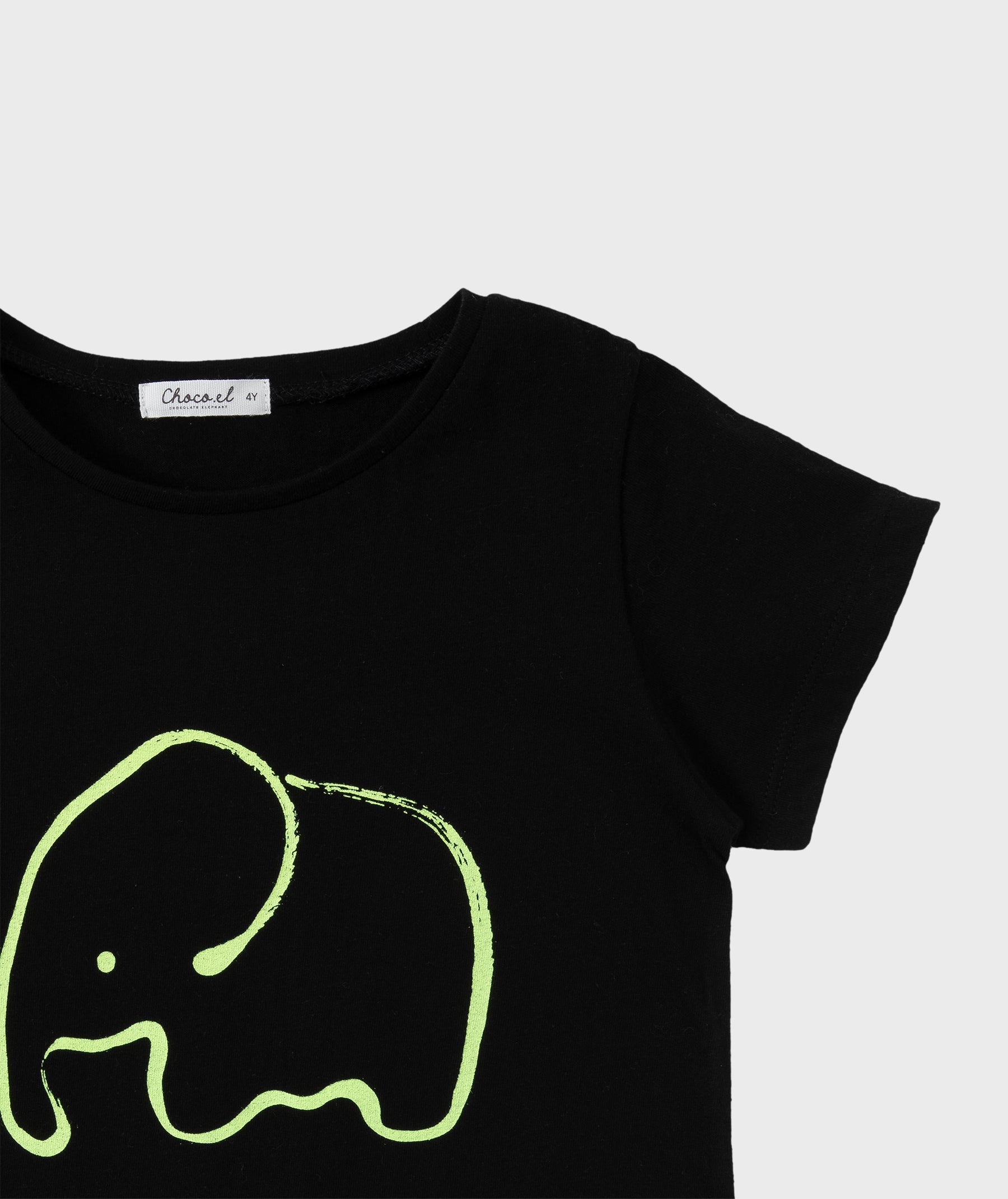 [Choco.el] el. croquis T-shirts_Black