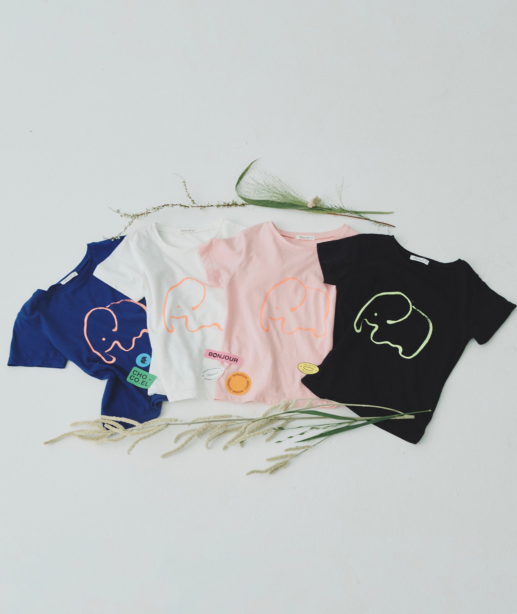 [Choco.el] el. croquis T-shirts_Pink