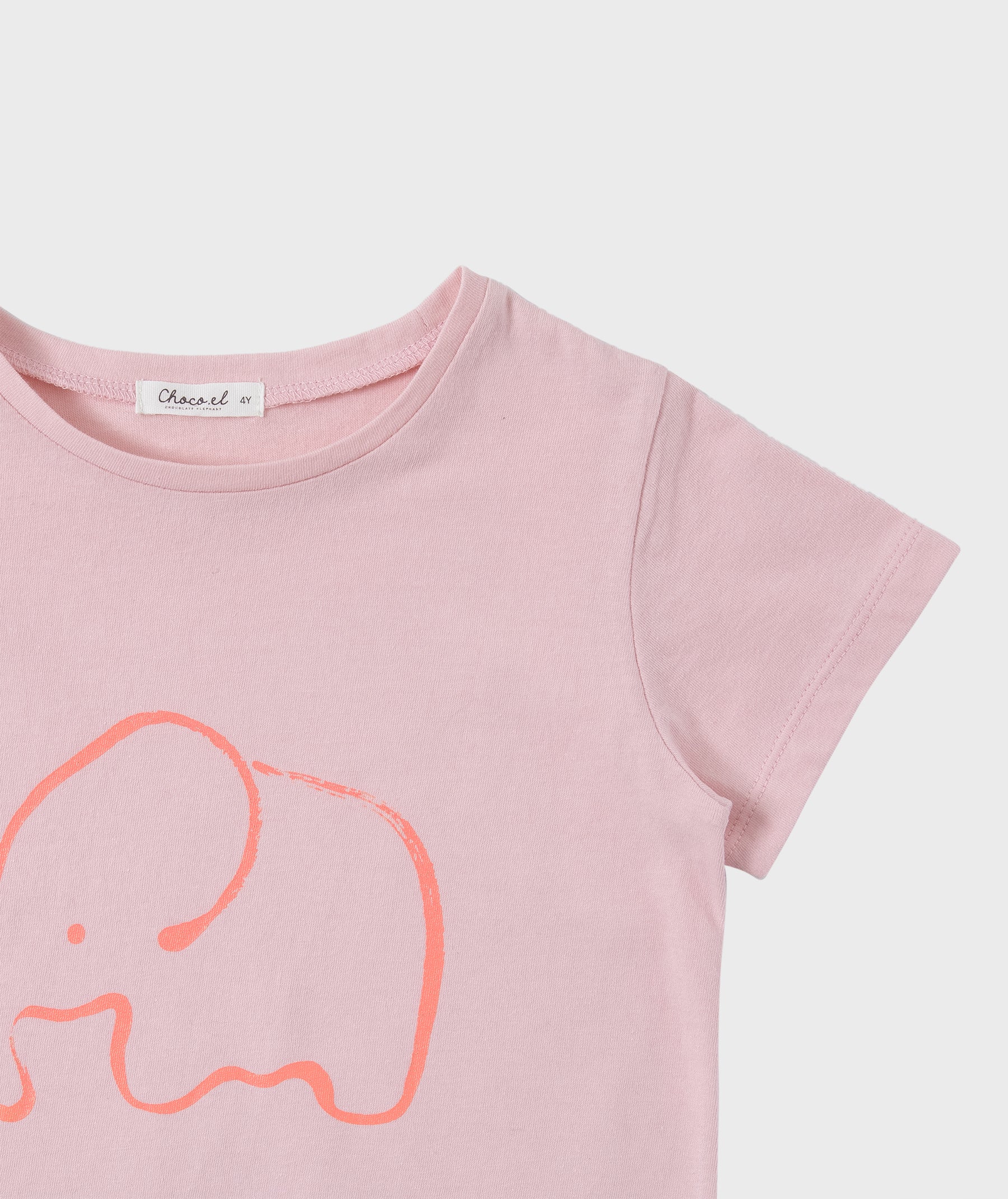 [Choco.el] el. croquis T-shirts_Pink